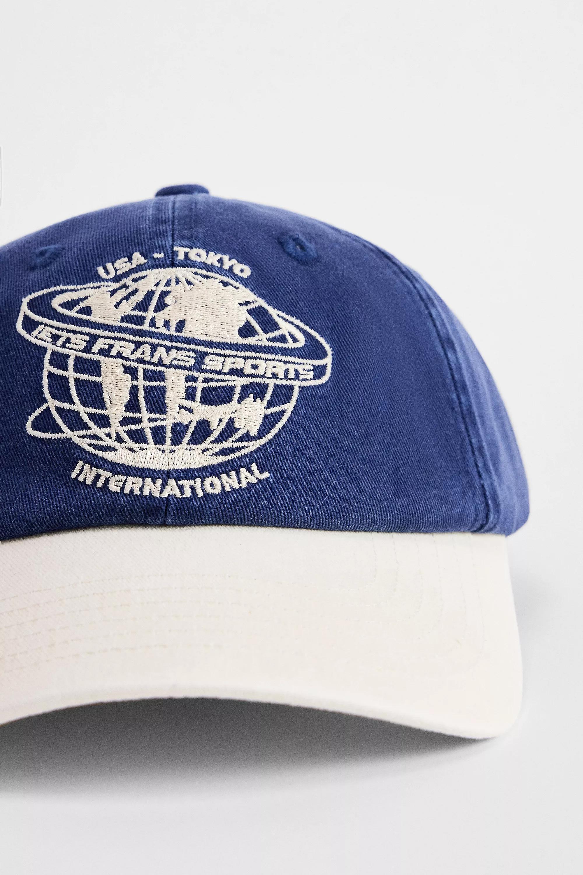 Blue Iets Frans... Globe Embroidered Cap, BLUE, large image number 1