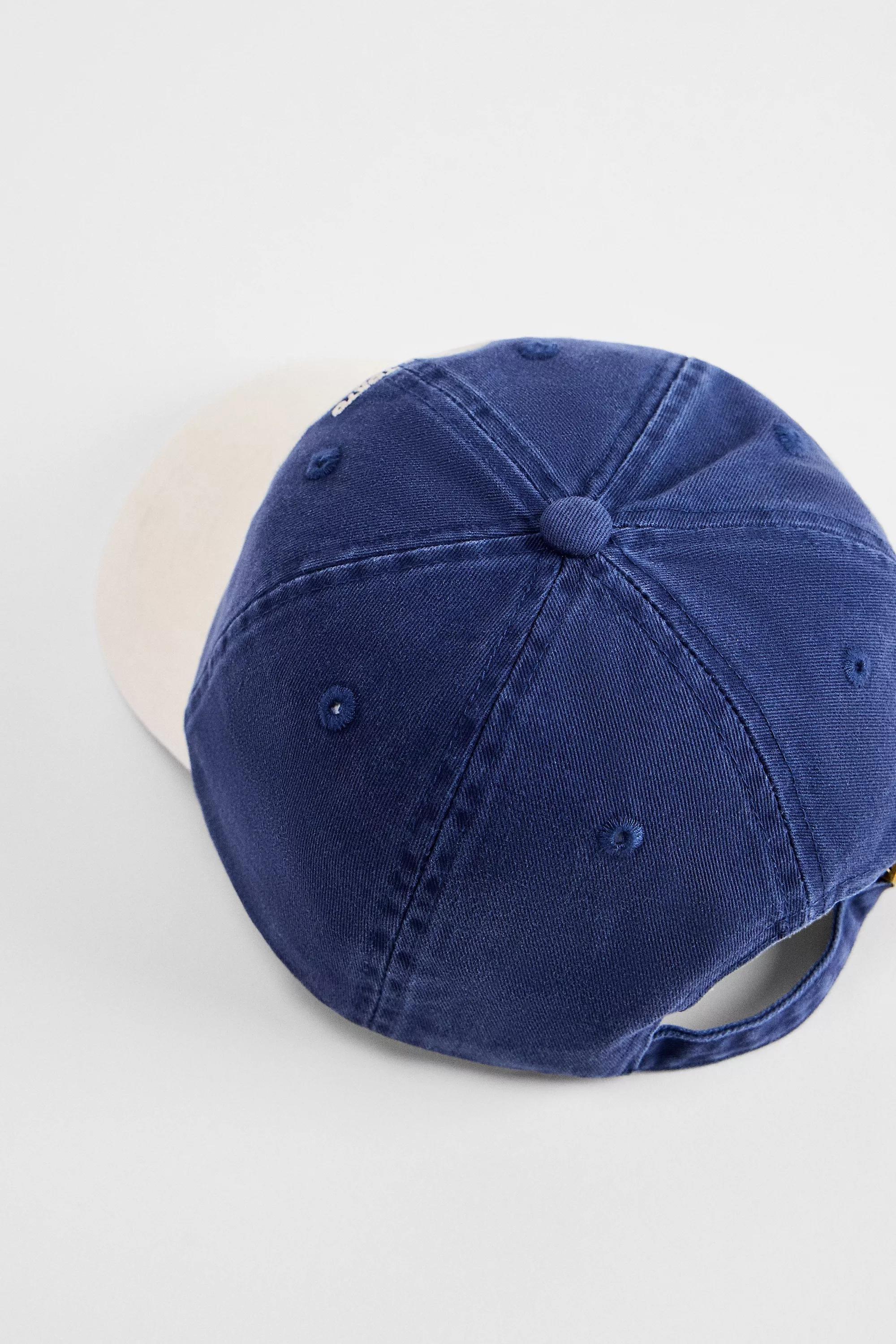 Blue Iets Frans... Globe Embroidered Cap, BLUE, large image number 2