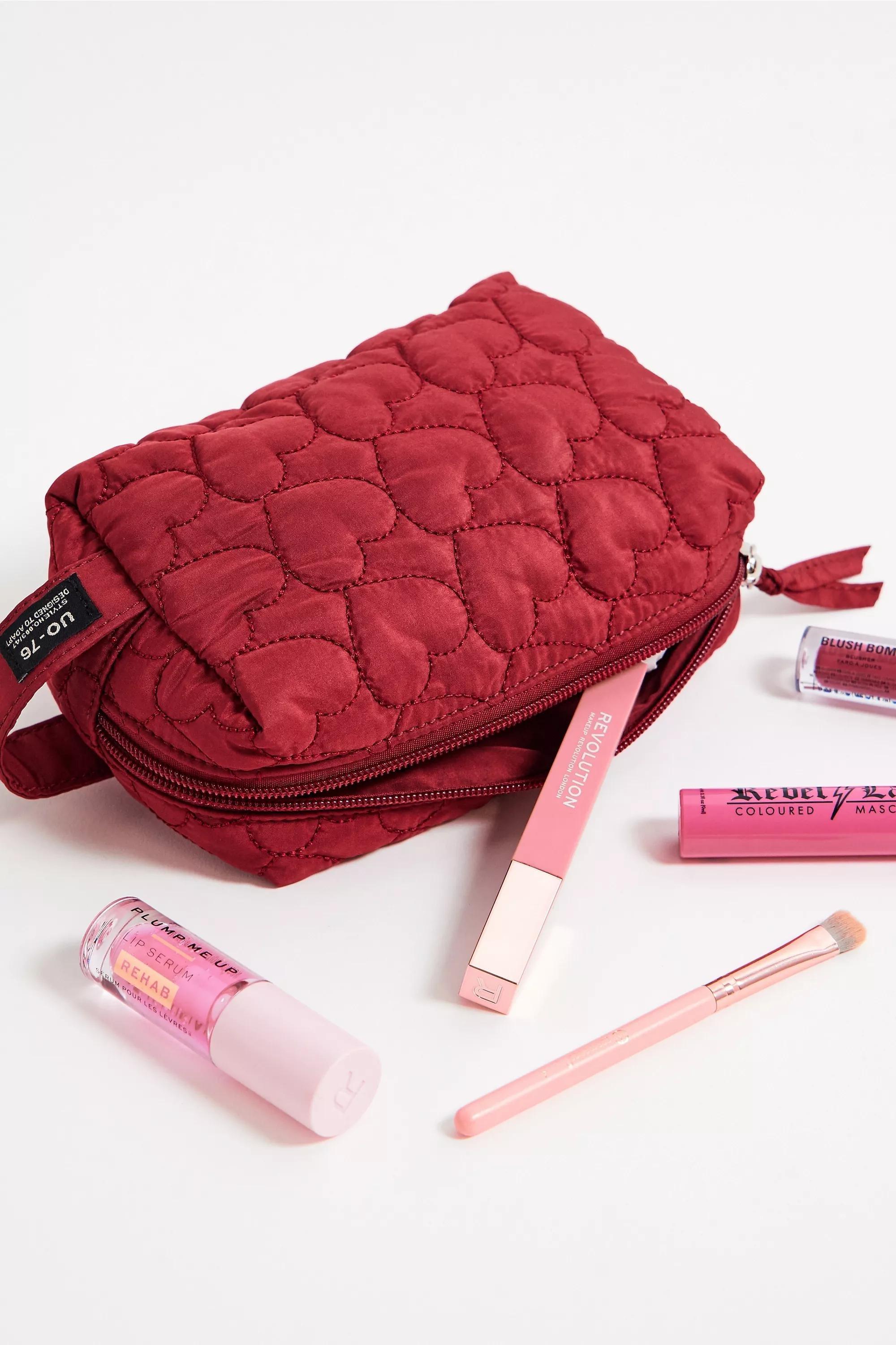 Red UO Makeup Bag, RED, large image number 1