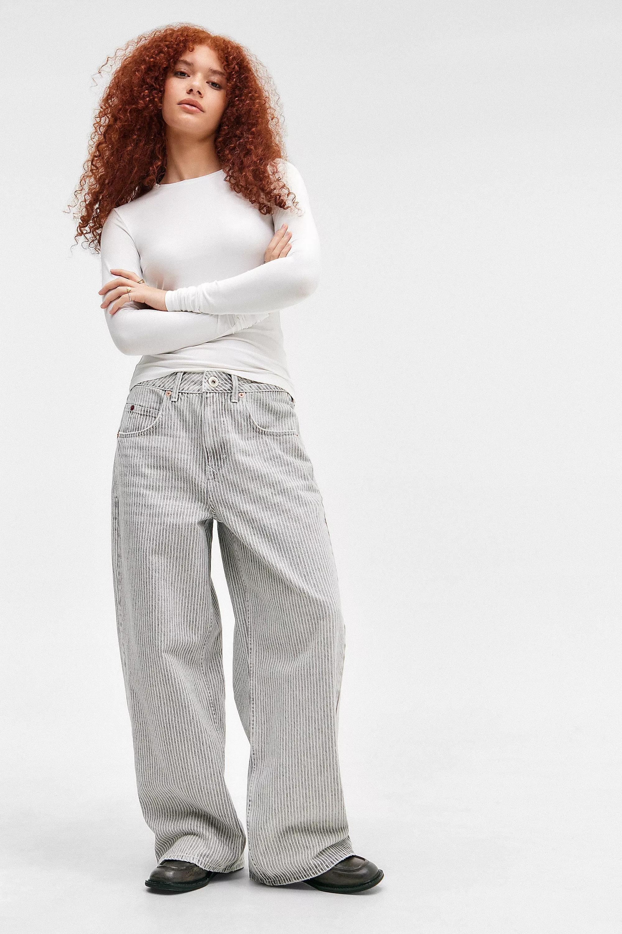Grey Bdg Jaya Stripe Jeans, , large image number 3