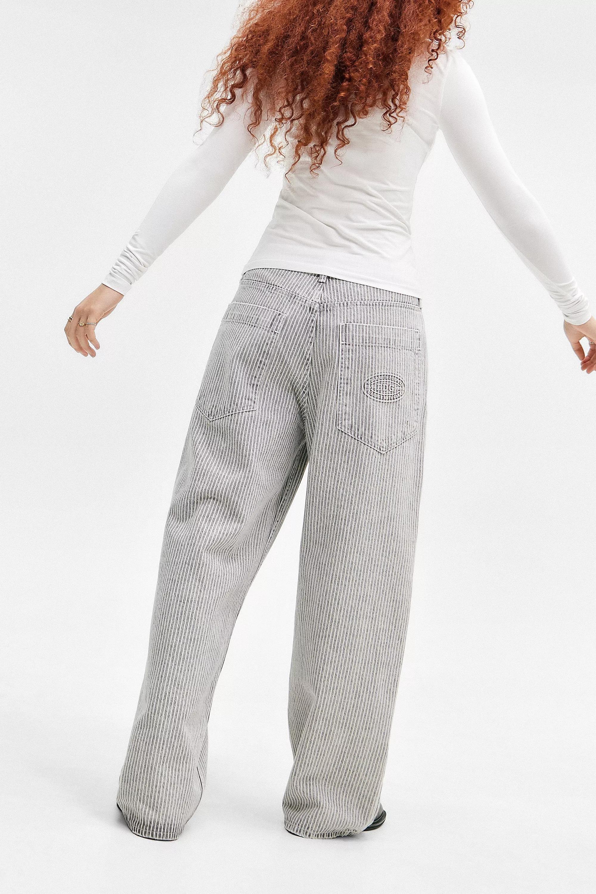 Grey Bdg Jaya Stripe Jeans, , large image number 4