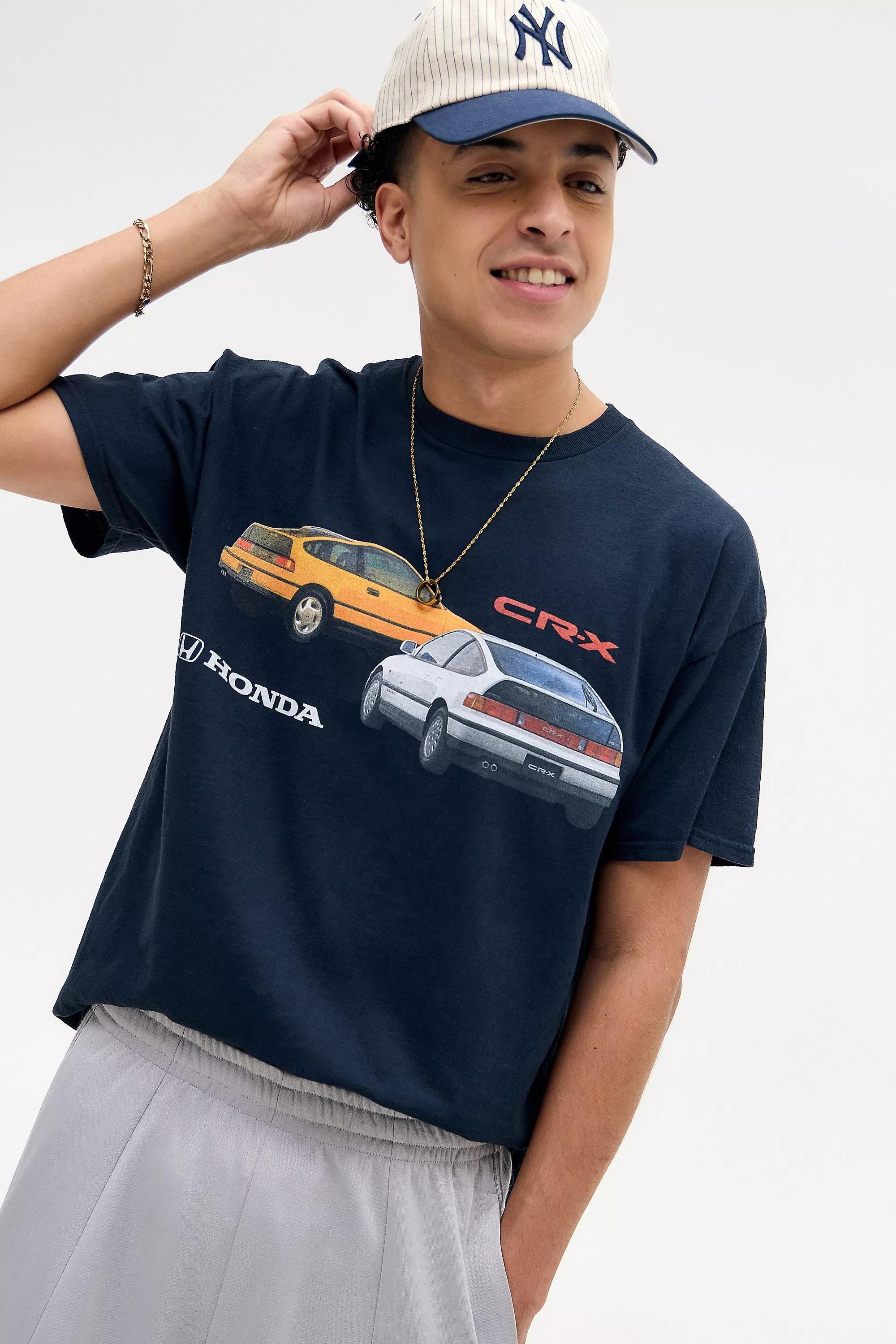 Black UO Honda Tee Cropped, , large image number 0