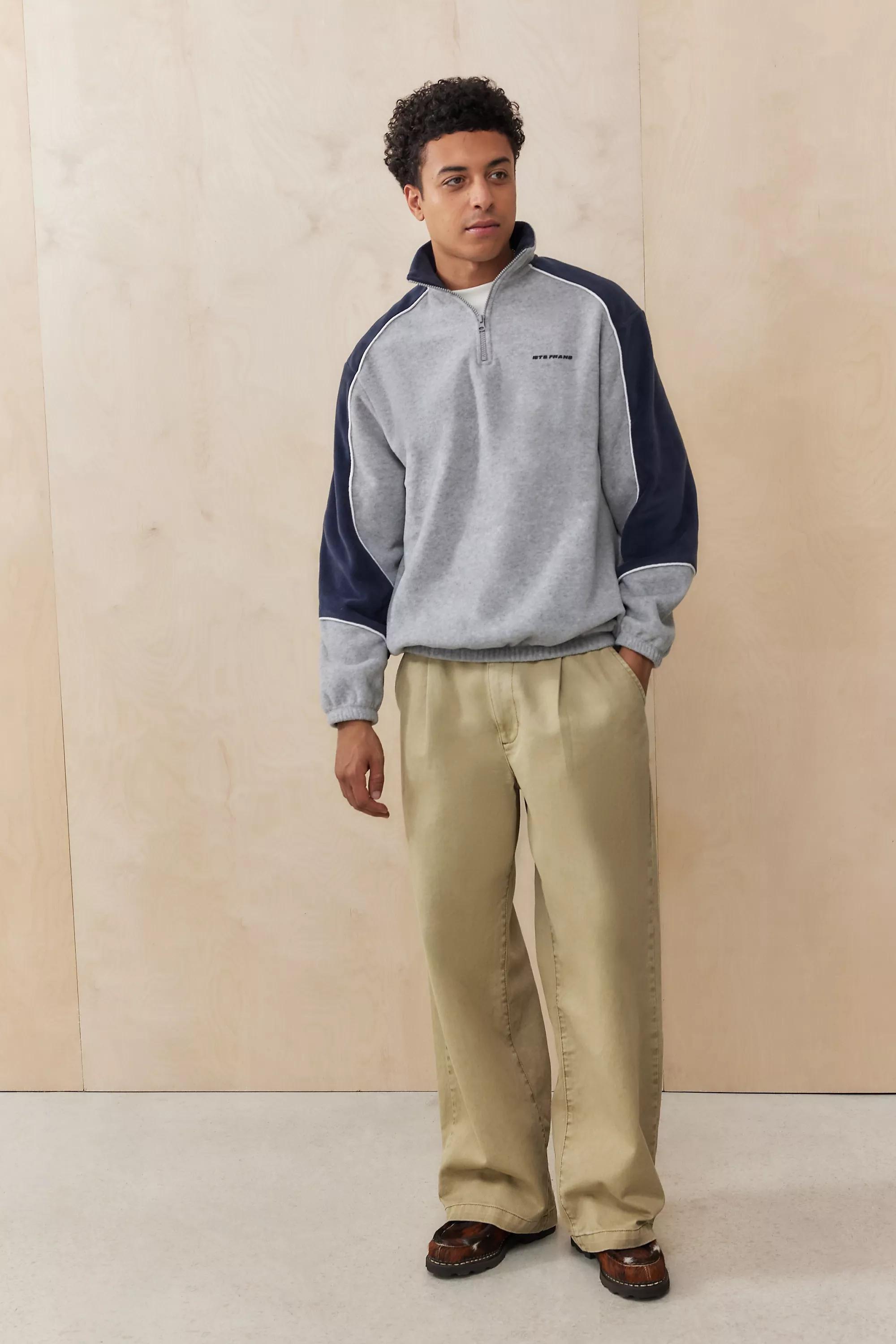 Grey Iets Frans... Panelled Fleece Sweater, , large image number 2