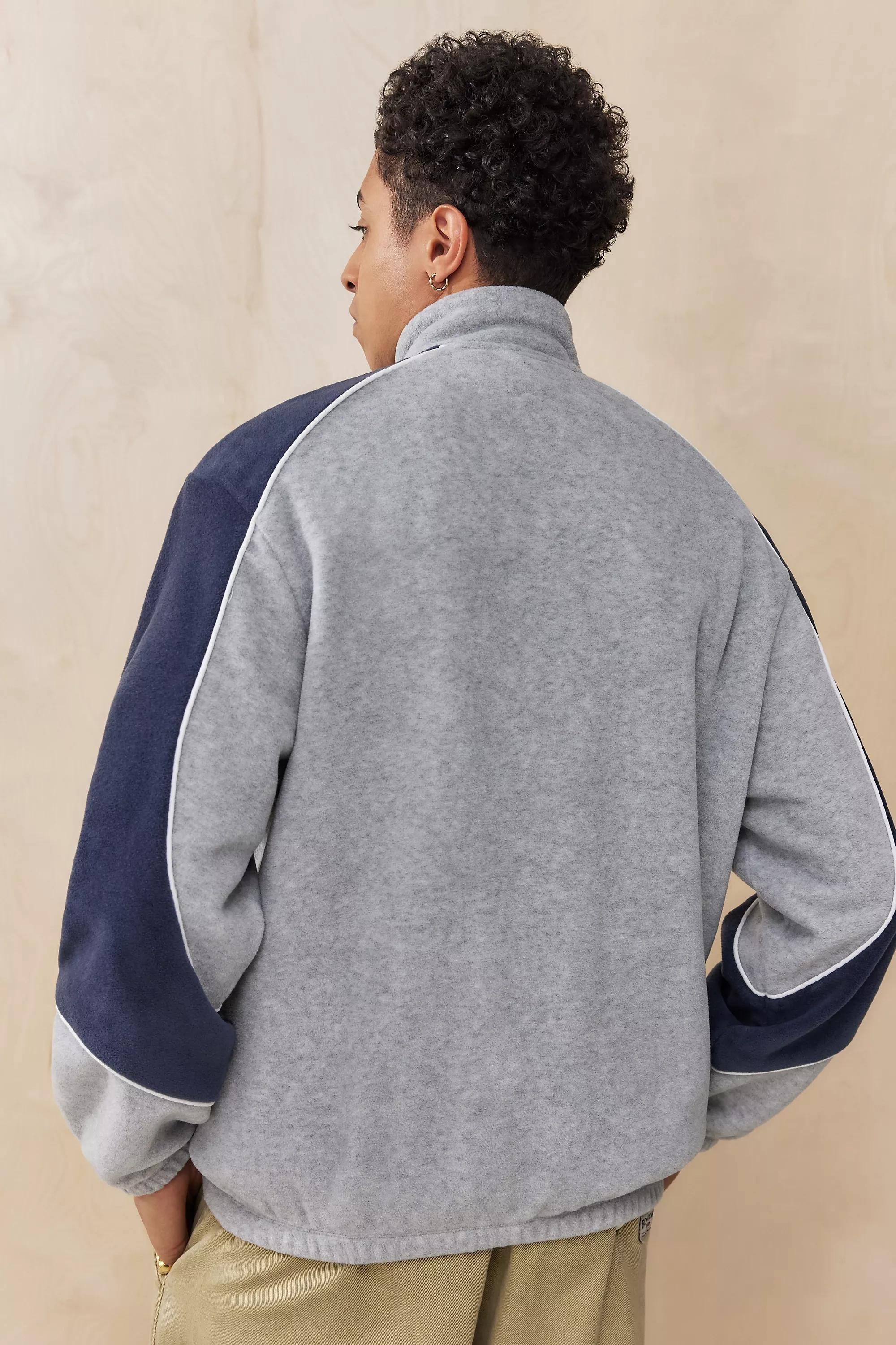 Grey Iets Frans... Panelled Fleece Sweater, , large image number 3
