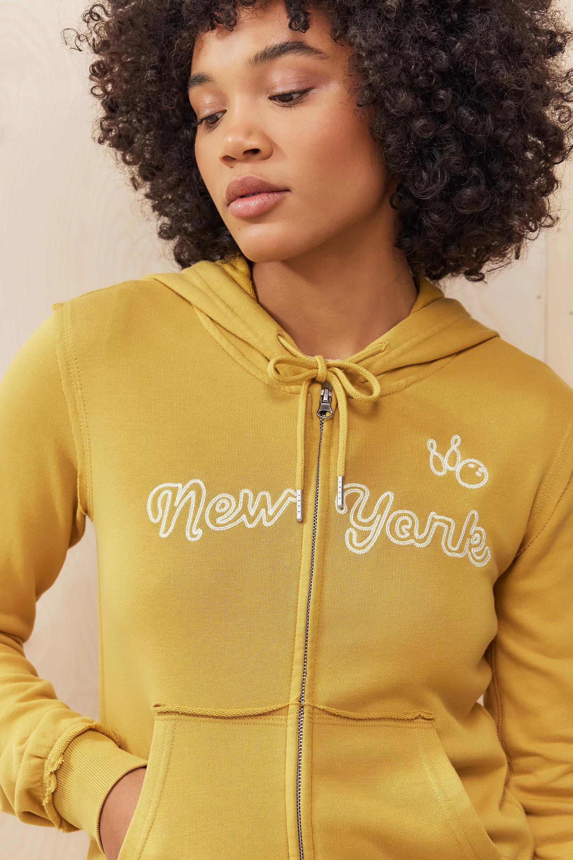 Yellow Bdg Avril Hoodie, , large image number 2