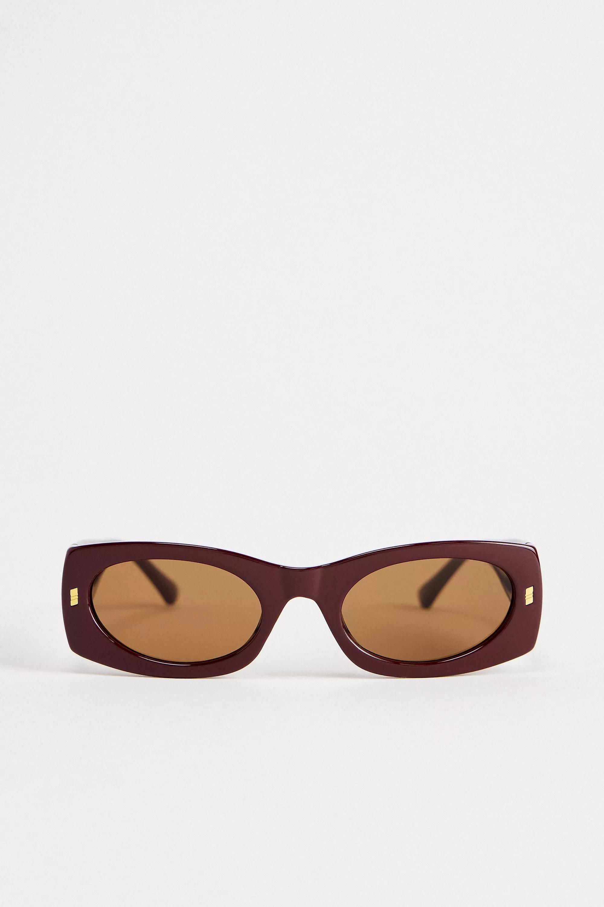 Purple Uo Matilda Clean Sunglasses, WINE, large image number 2
