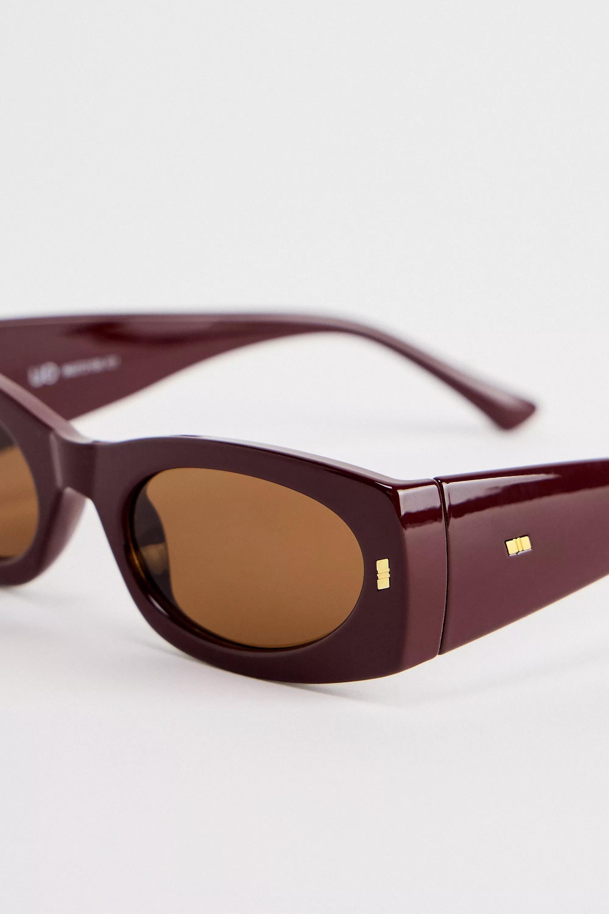 Purple Uo Matilda Clean Sunglasses, WINE, large image number 3
