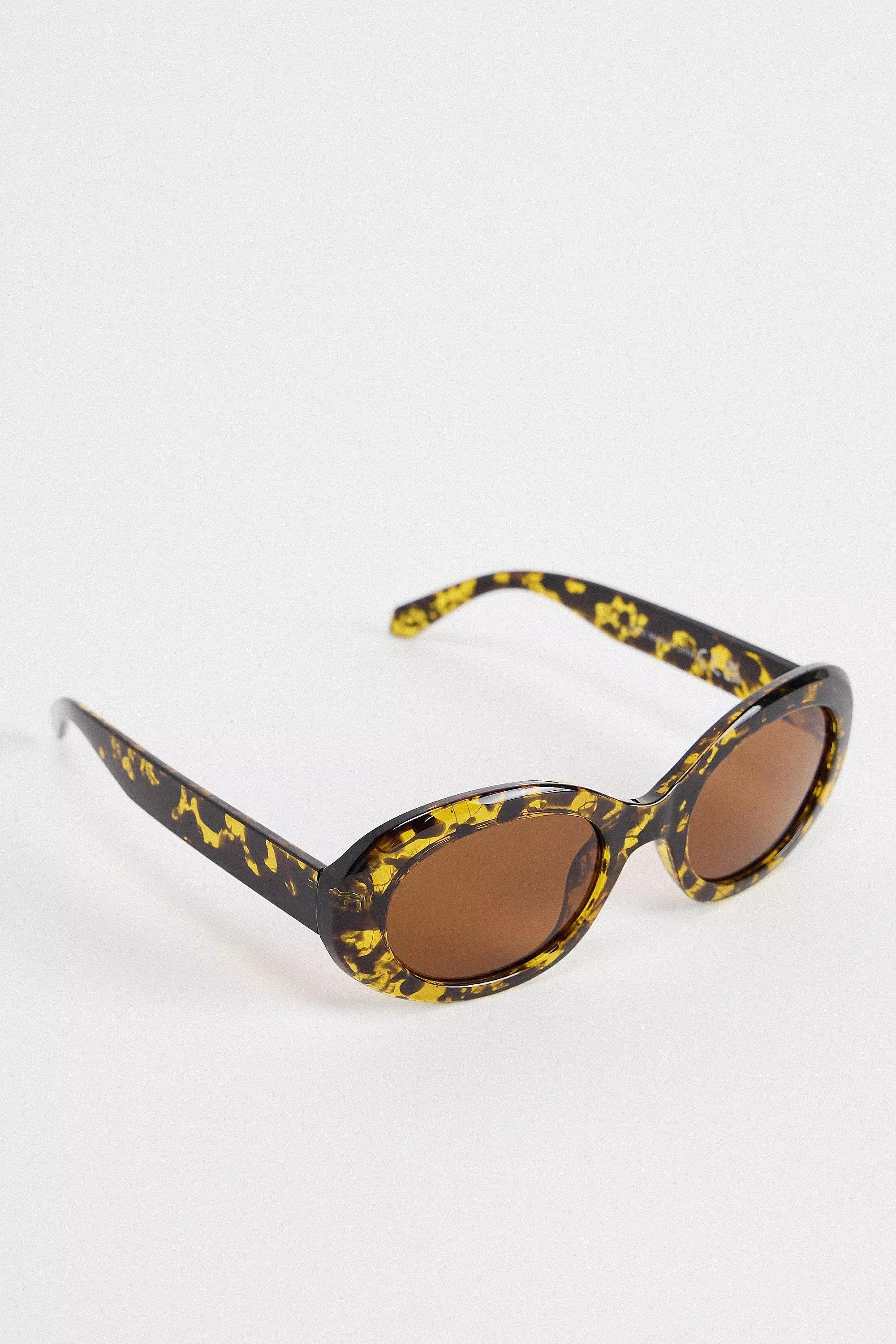 Black Motif Uo Summer Large Oval Sunglasses, BLK MOTIF, large image number 2