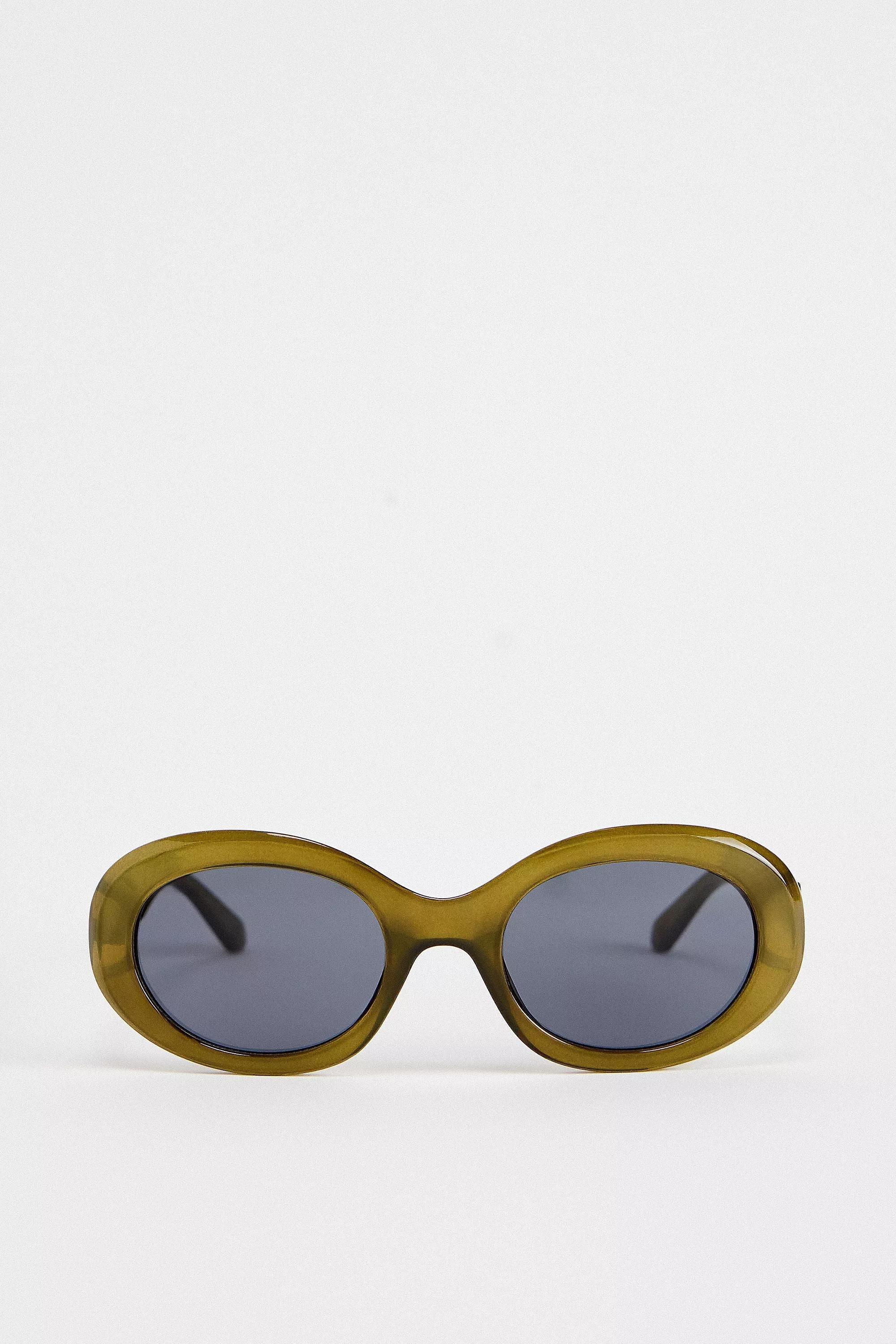 Khaki Uo Summer Large Oval Sunglasses, KHAKI, large image number 0