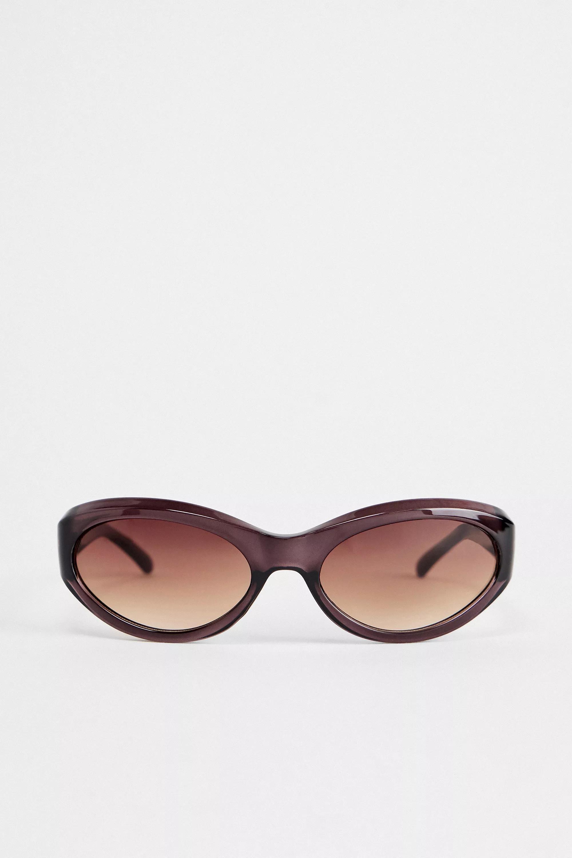 Brown Noah Wrapped Sunglasses, CHOC, large image number 1