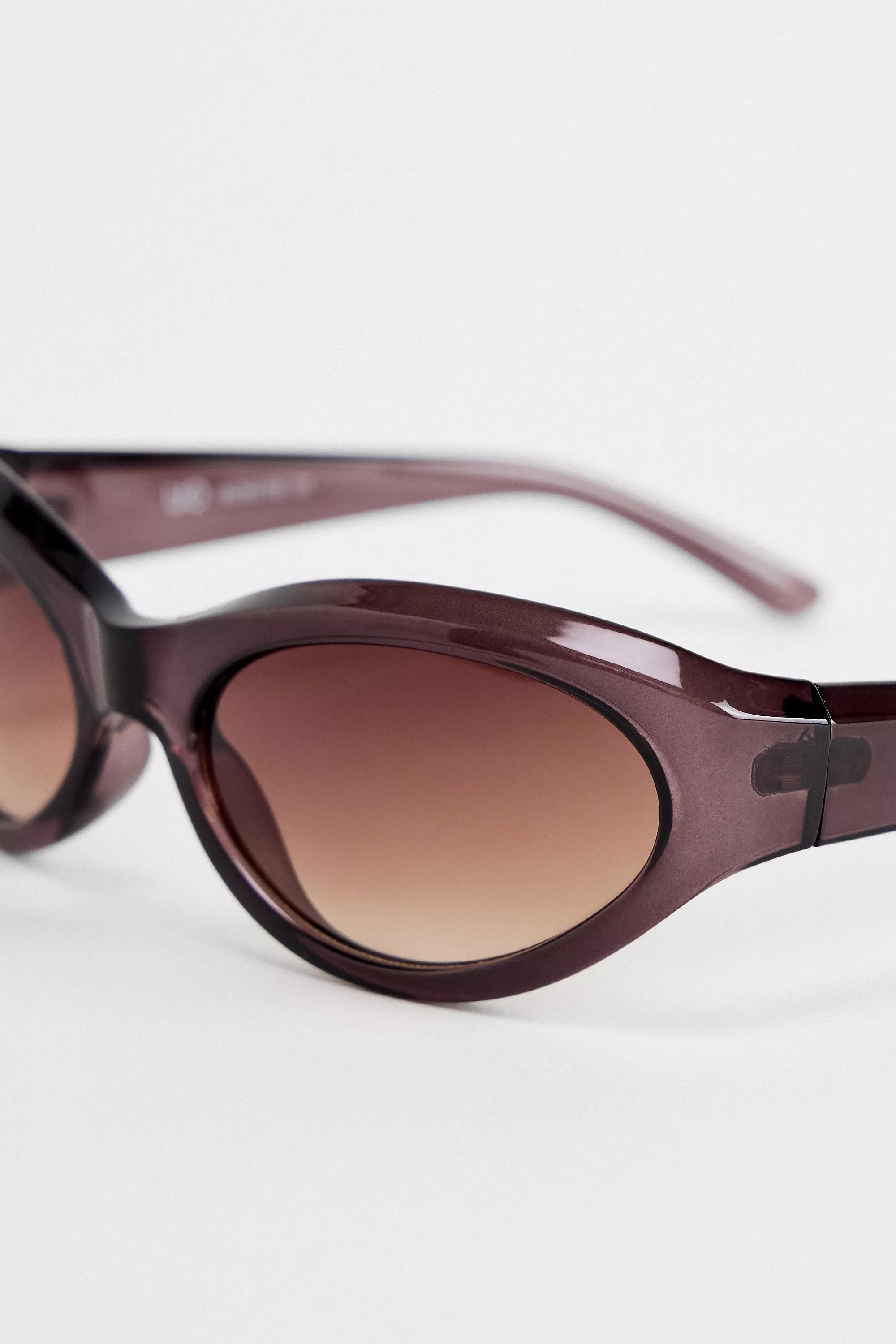Brown Noah Wrapped Sunglasses, CHOC, large image number 2