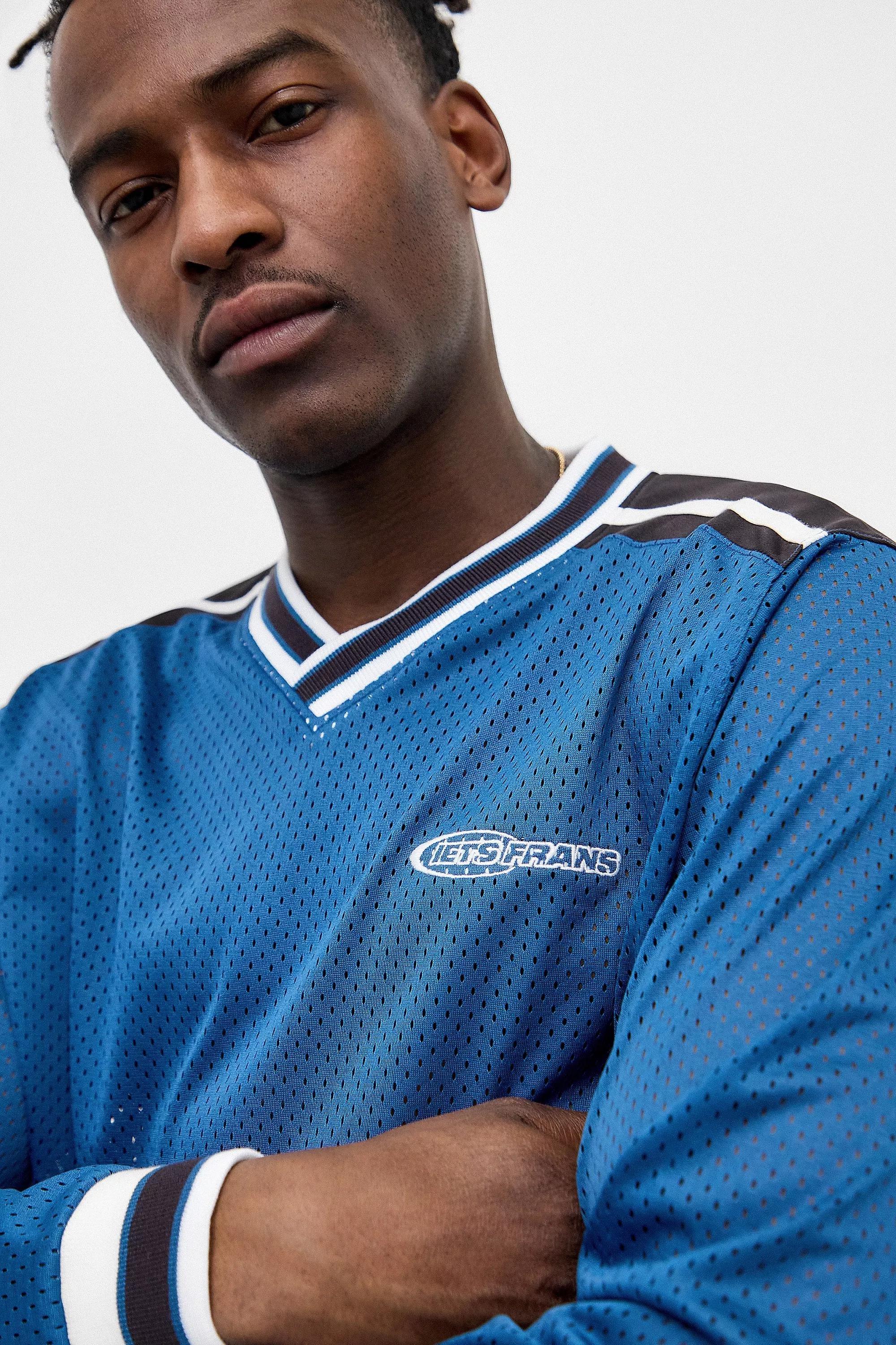Blue Iets Frans...Airtex Long Sleeve T-Shirt, , large image number 0