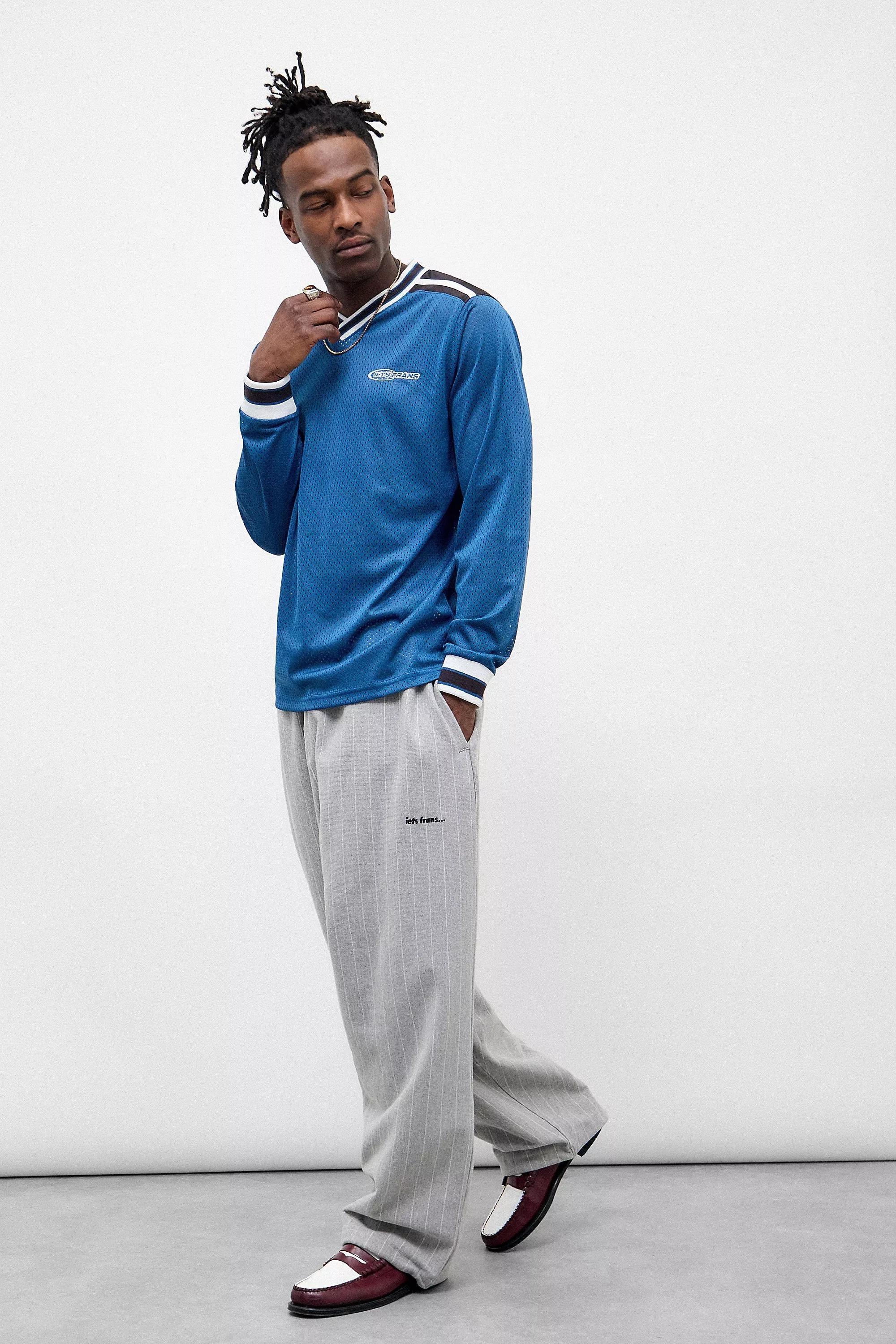 Blue Iets Frans...Airtex Long Sleeve T-Shirt, , large image number 1