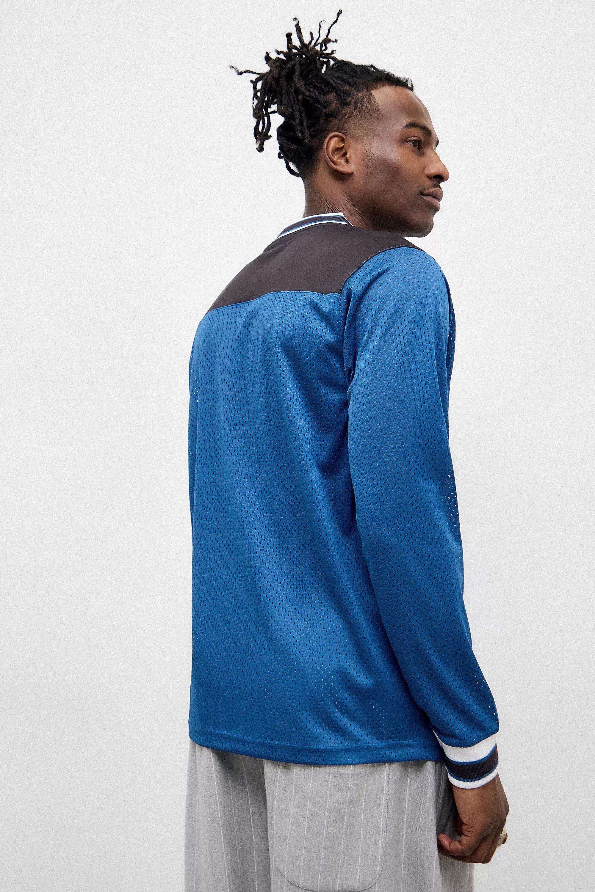 Blue Iets Frans...Airtex Long Sleeve T-Shirt, , large image number 3
