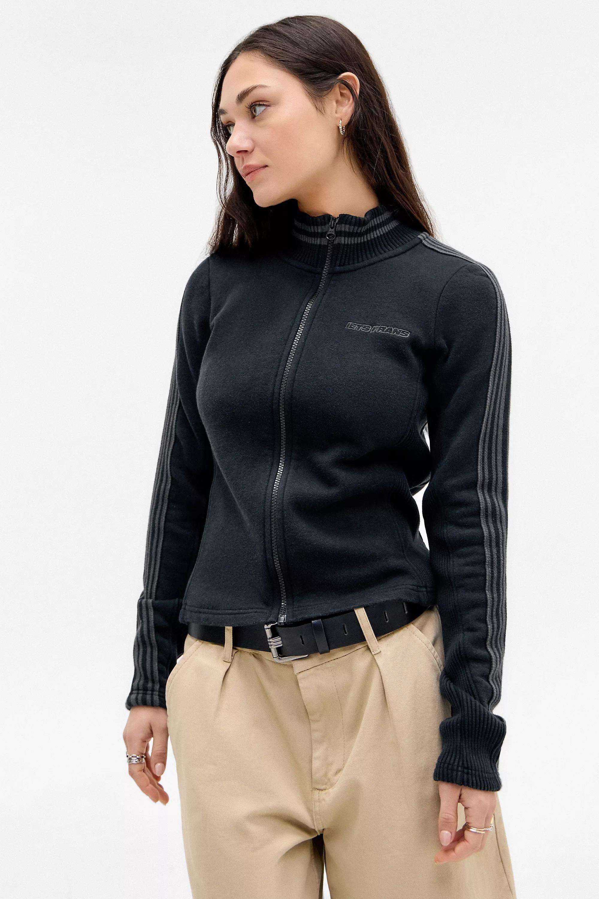Black Iets Frans... Trip Striped Jacket, , large image number 0