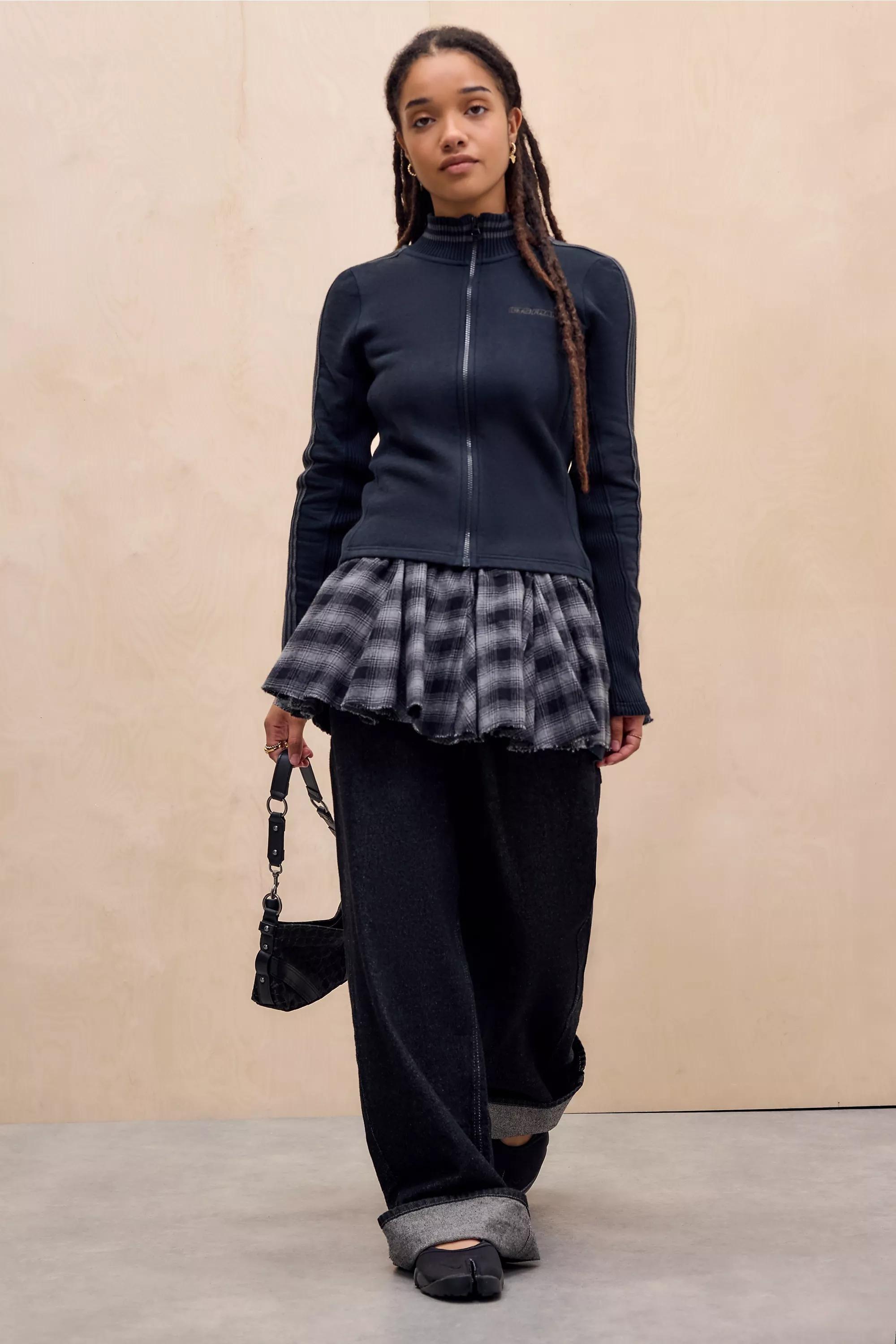 Black Iets Frans... Trip Striped Jacket, , large image number 1