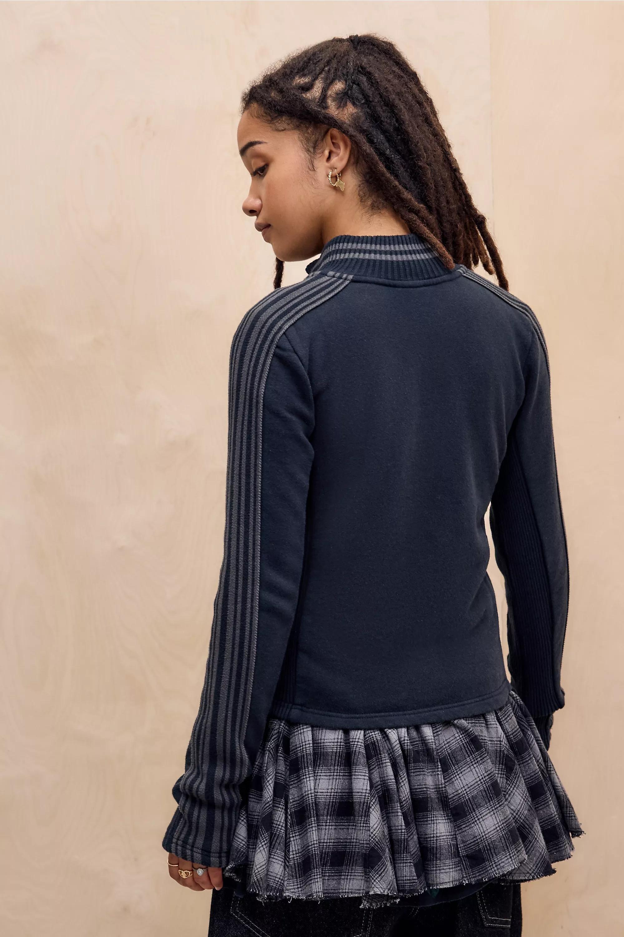 Black Iets Frans... Trip Stripe Track Top, BLK, large image number 3