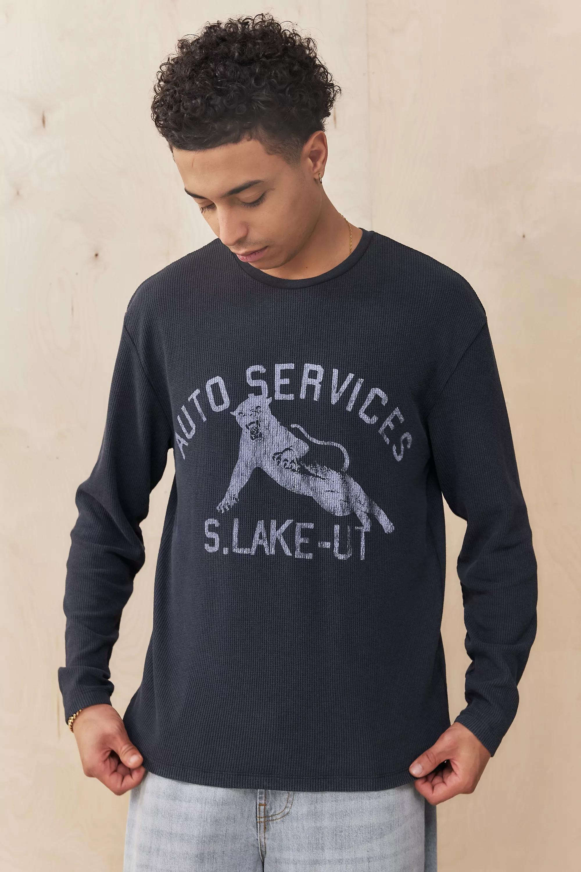 Black UO Auto Service T-Shirt, , large image number 0