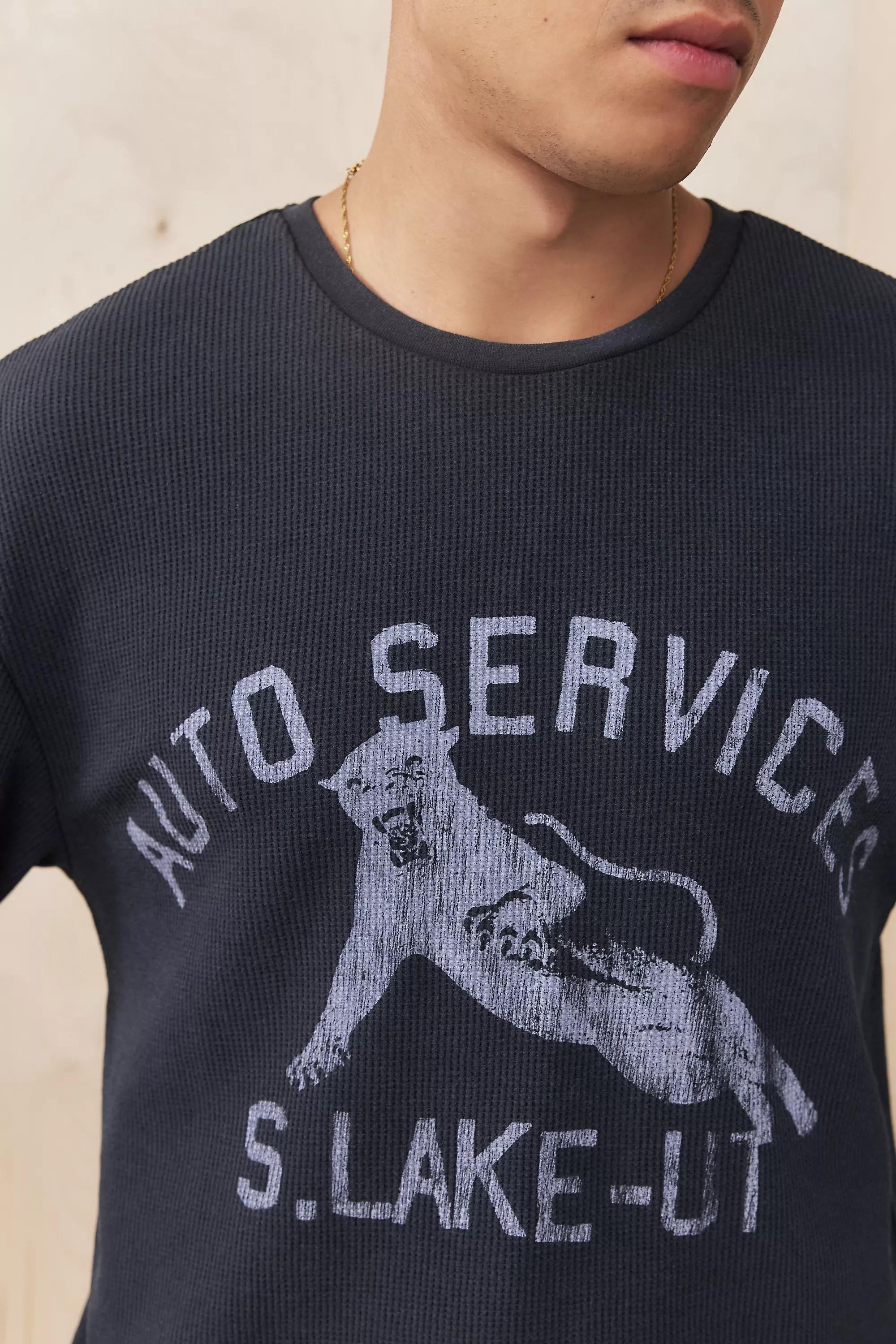 Black UO Auto Service T-Shirt, , large image number 2