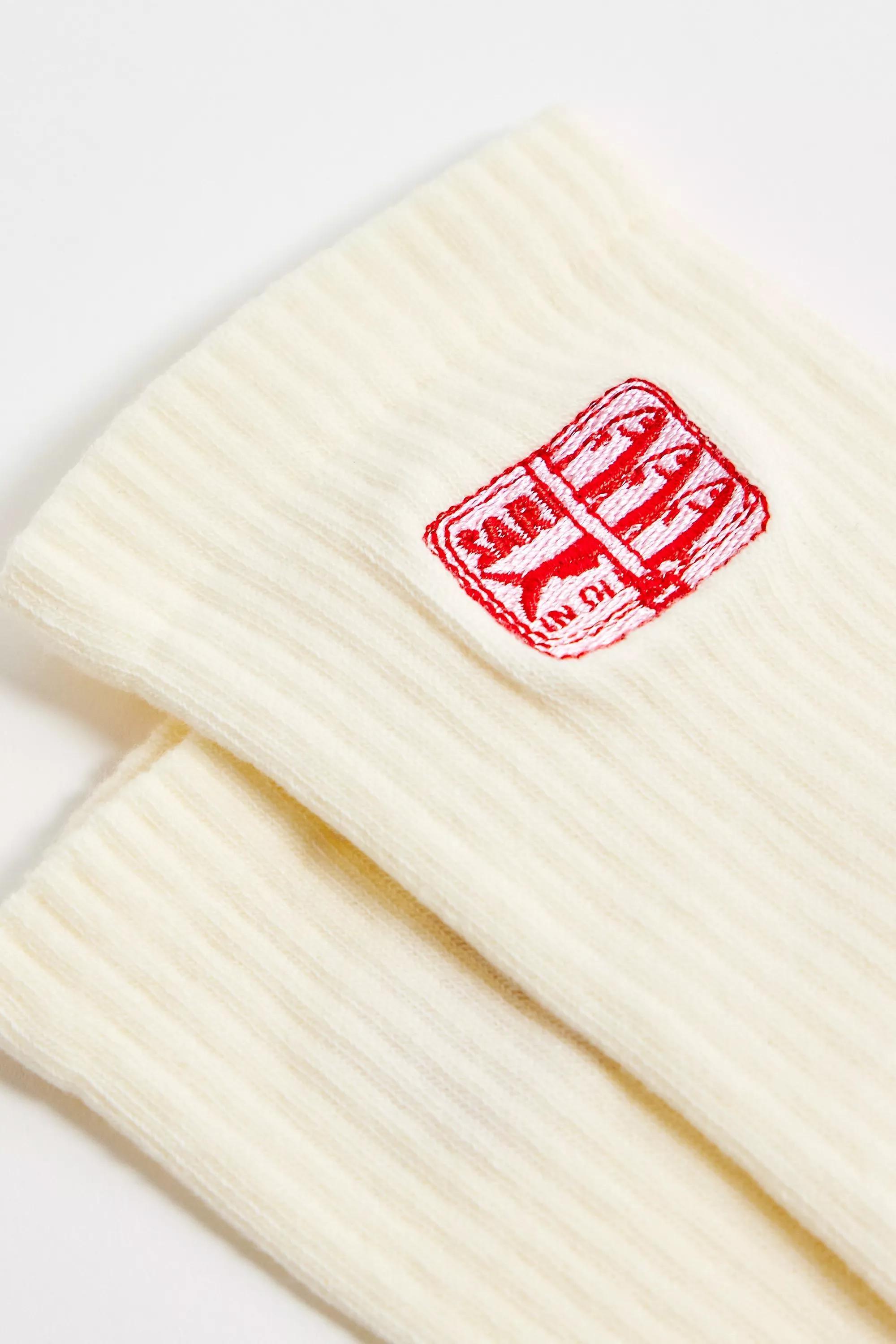 White Out From Under Sardine Tin Novelty Socks, WHT, large image number 3