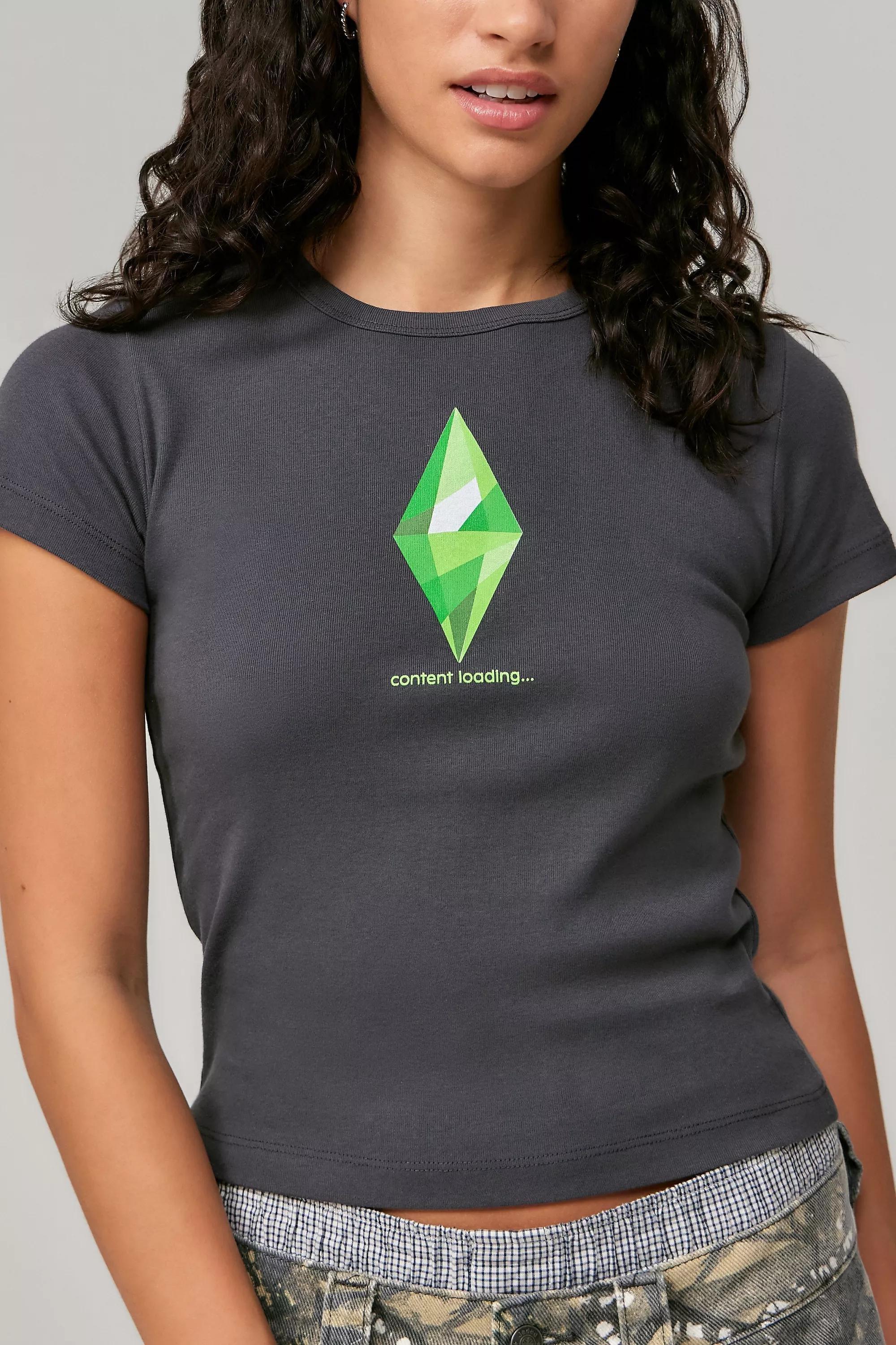 Black The Sims Baby T-Shirt, , large image number 1