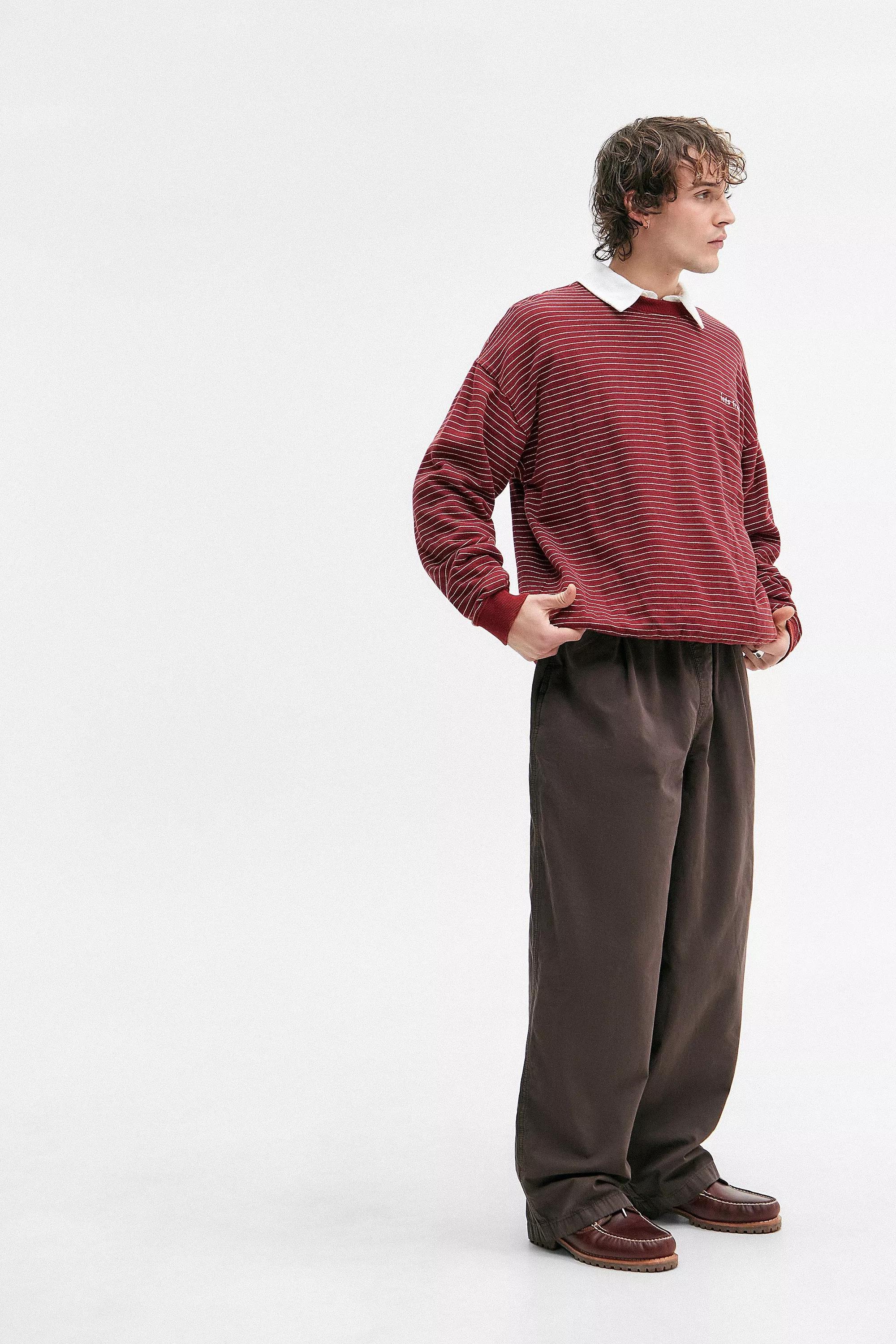Brown Iets Frans...Harri Chino Trousers, , large image number 2