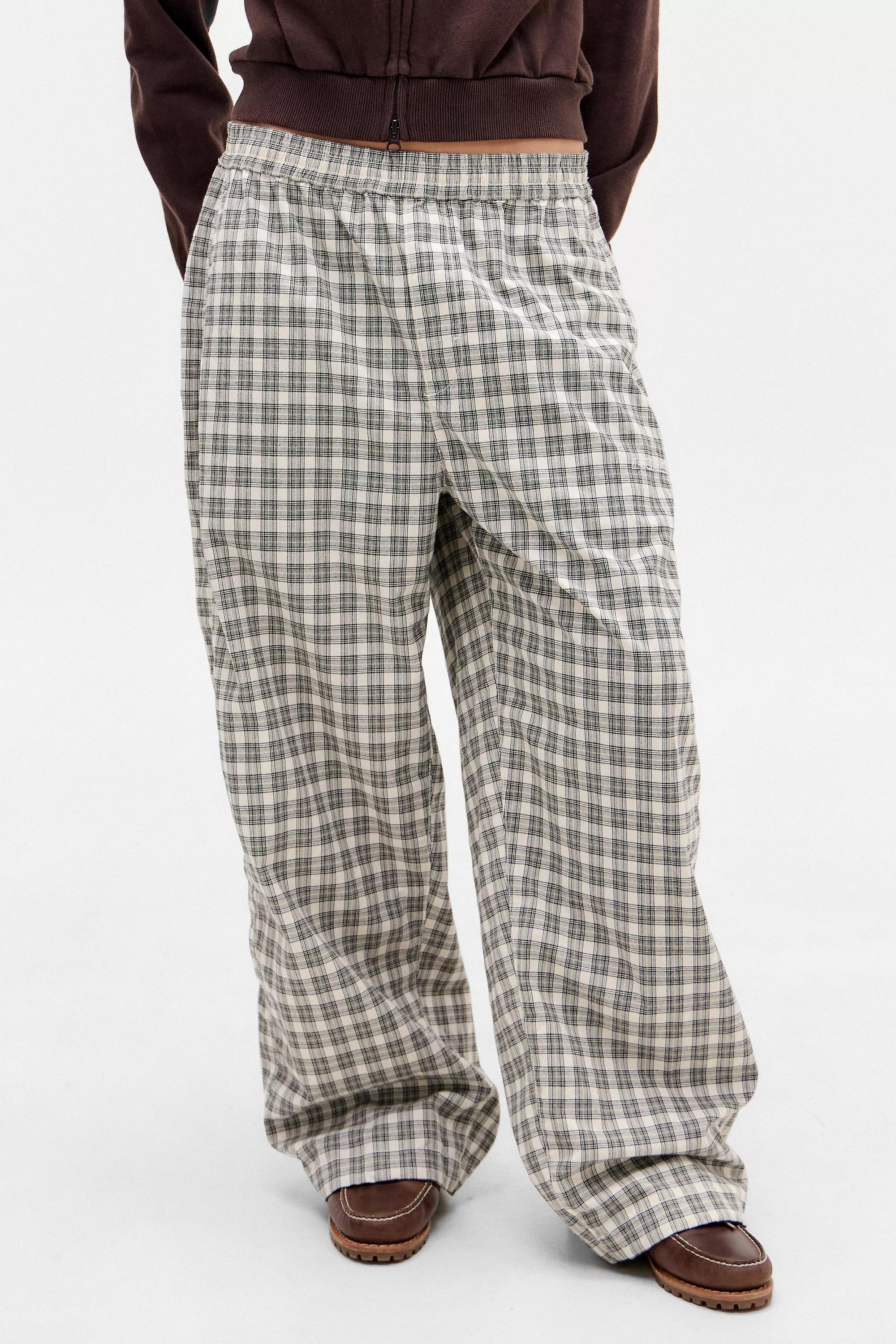 Cream Iets Frans... Harri Check Cotton Joggers, , large image number 0
