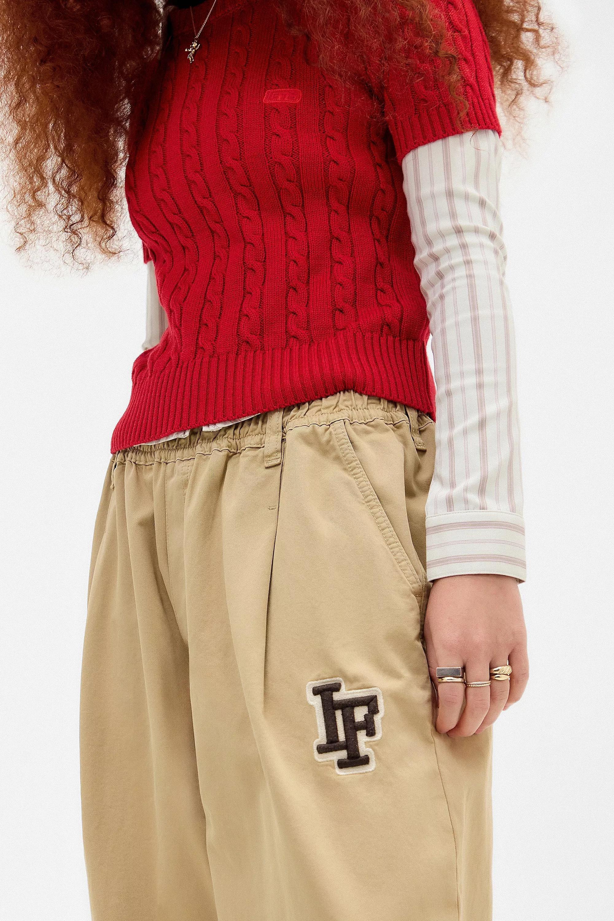 Beige Iets Frans... Chino Trousers, , large image number 2