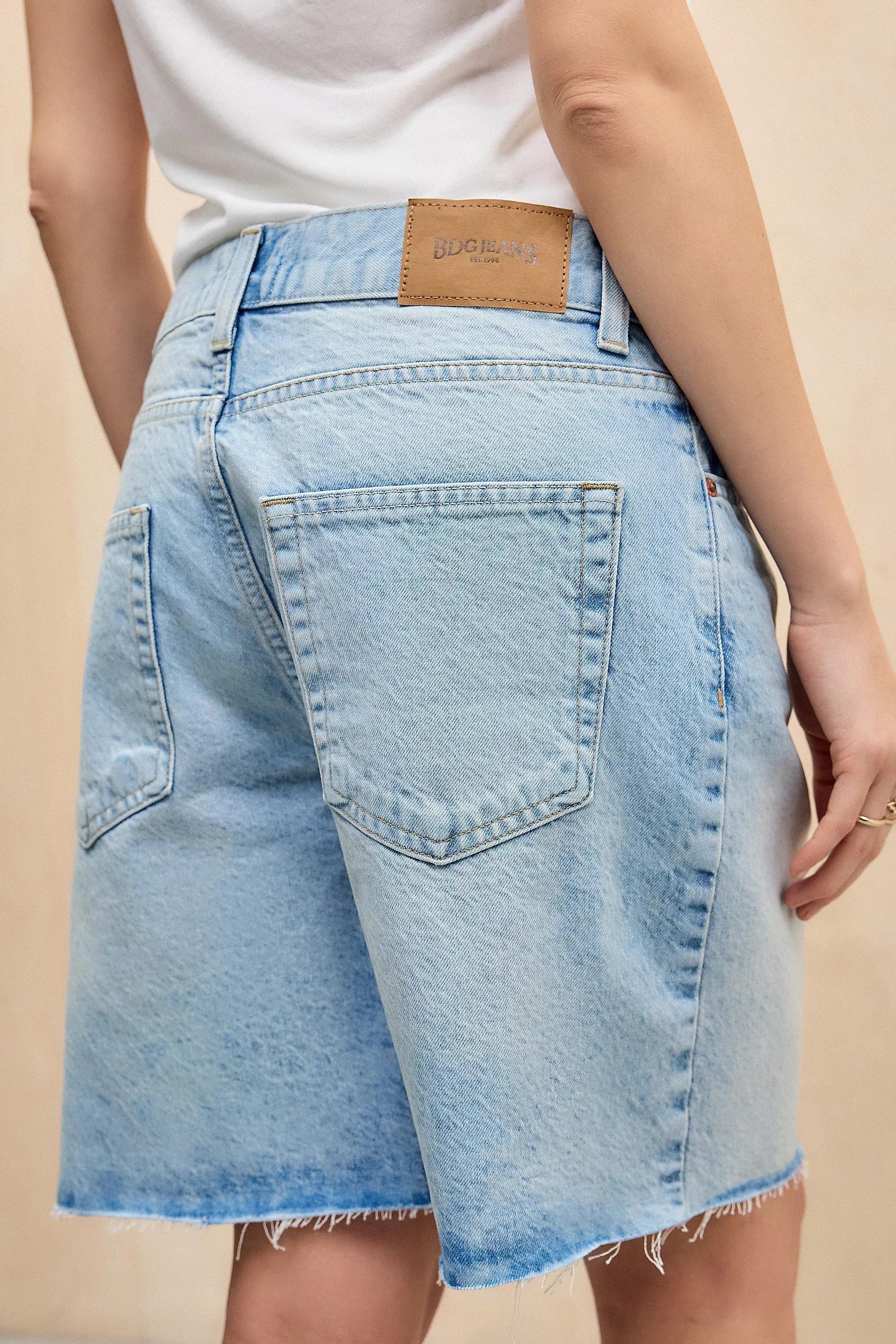 Blue Vintage Denim Shorts, , large image number 3