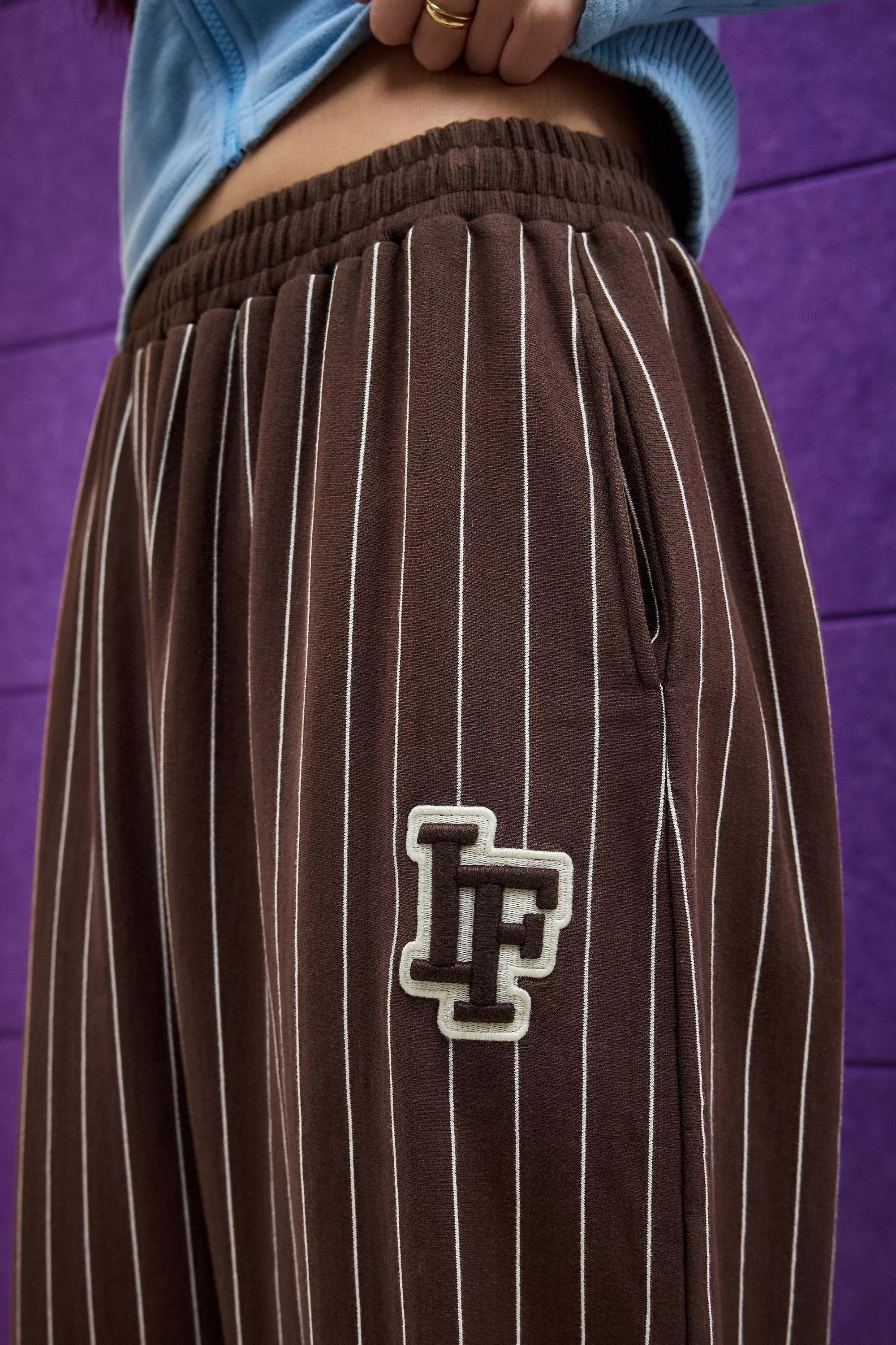 Brown Iets Frans... Pinstripe Harri Joggers, , large image number 2
