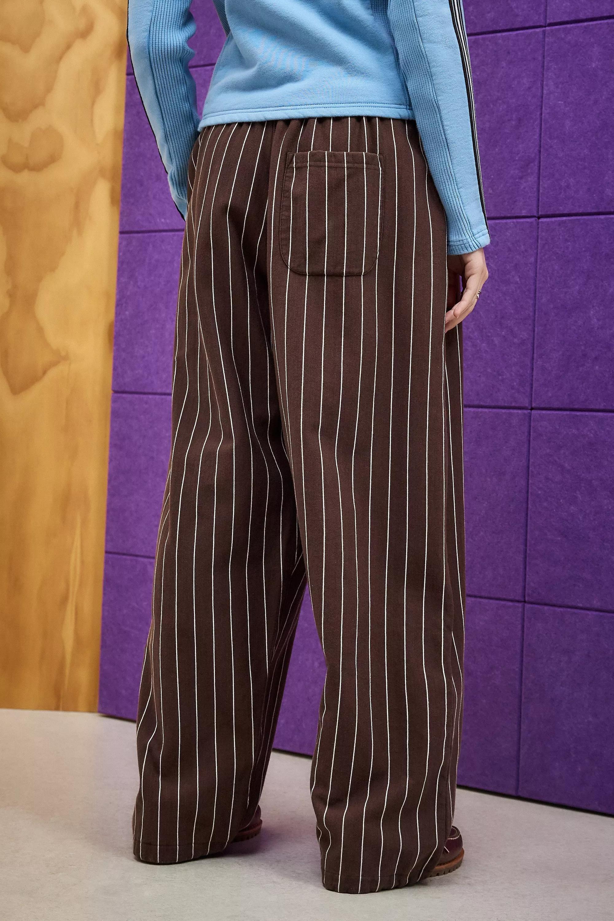 Brown Iets Frans... Pinstripe Harri Joggers, , large image number 3