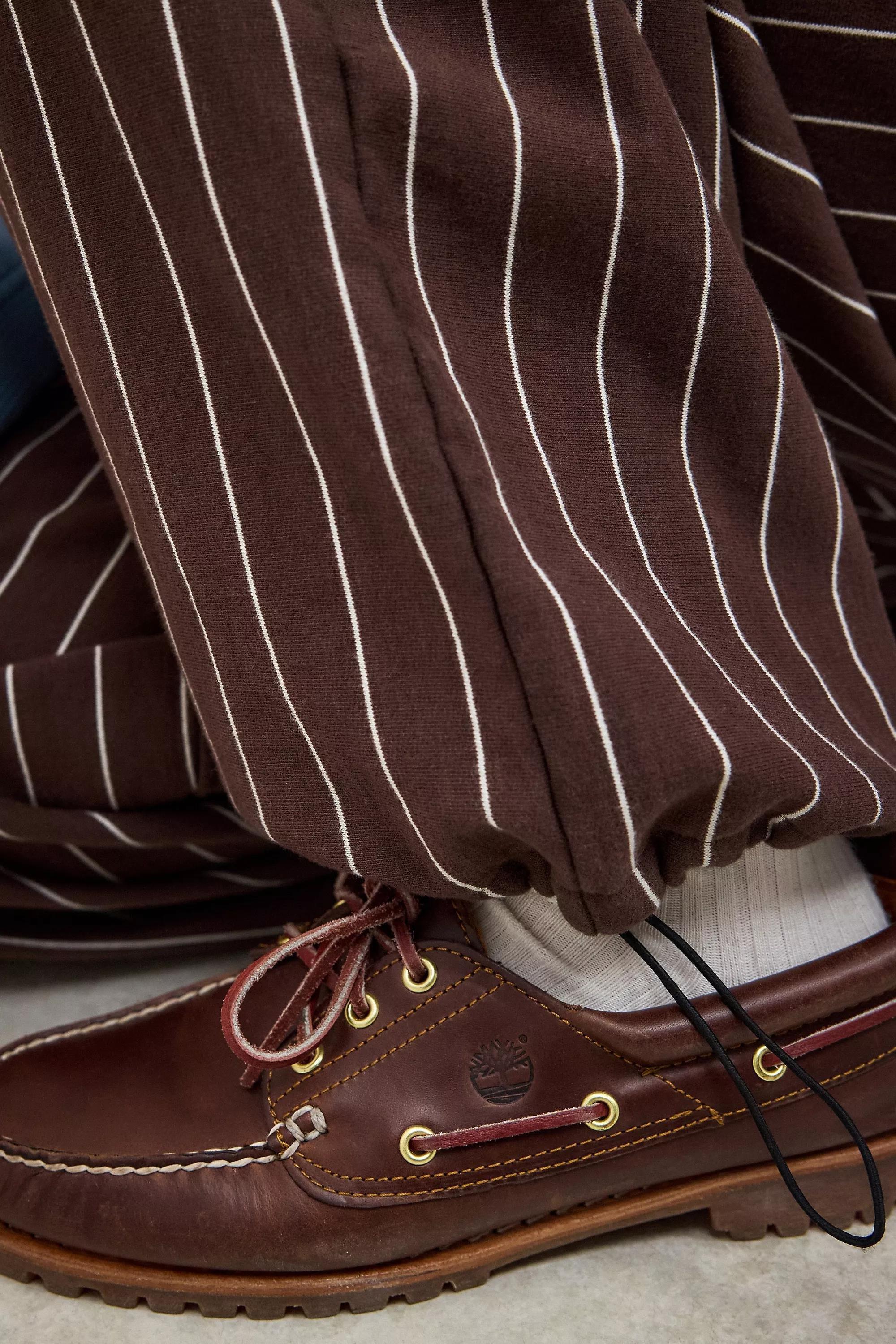 Brown Iets Frans... Pinstripe Harri Joggers, , large image number 4