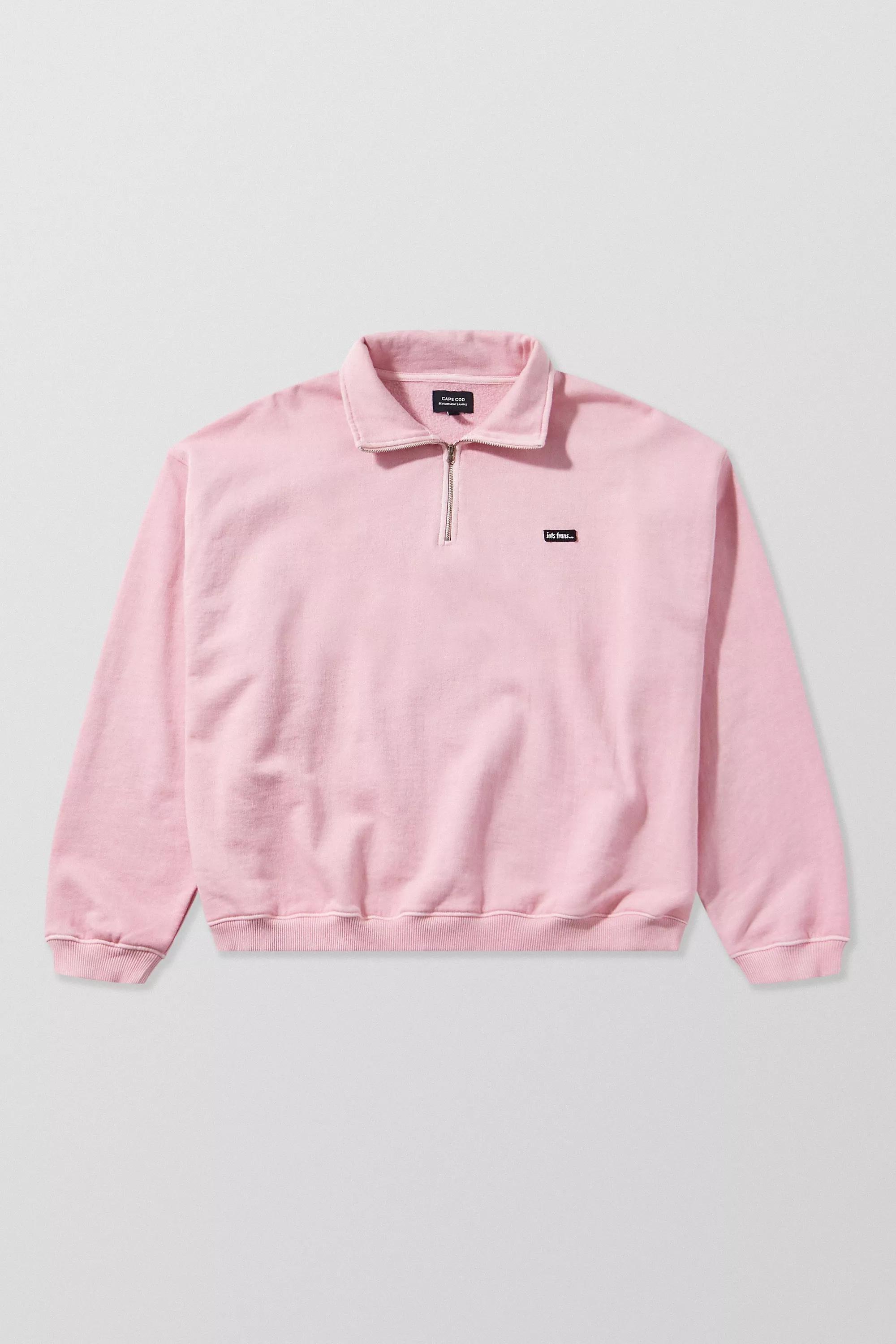 Pink Iets Frans... Quarter-Zip Sweatshirt, , large image number 1