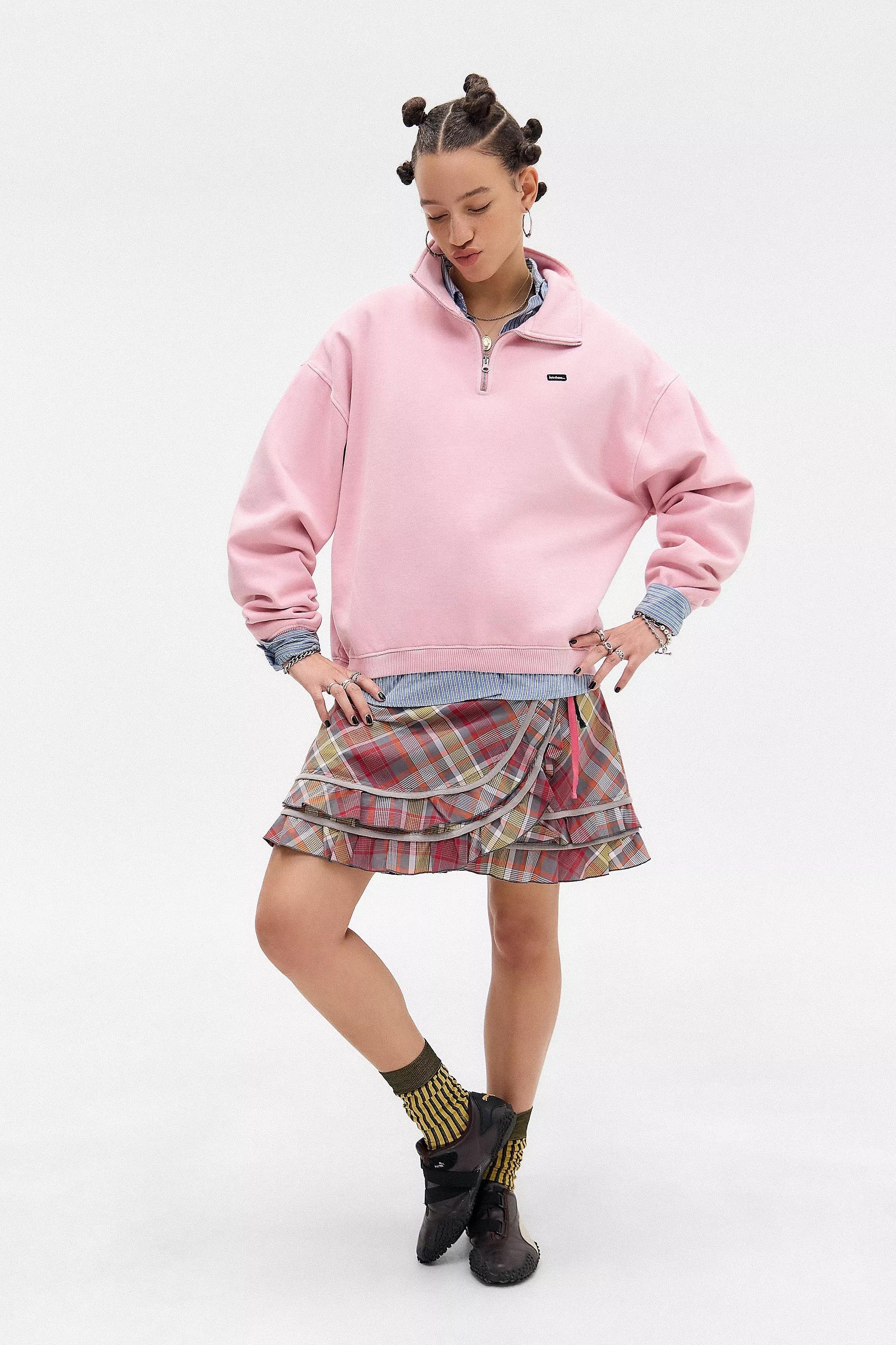 Pink Iets Frans... Quarter-Zip Sweatshirt, , large image number 1