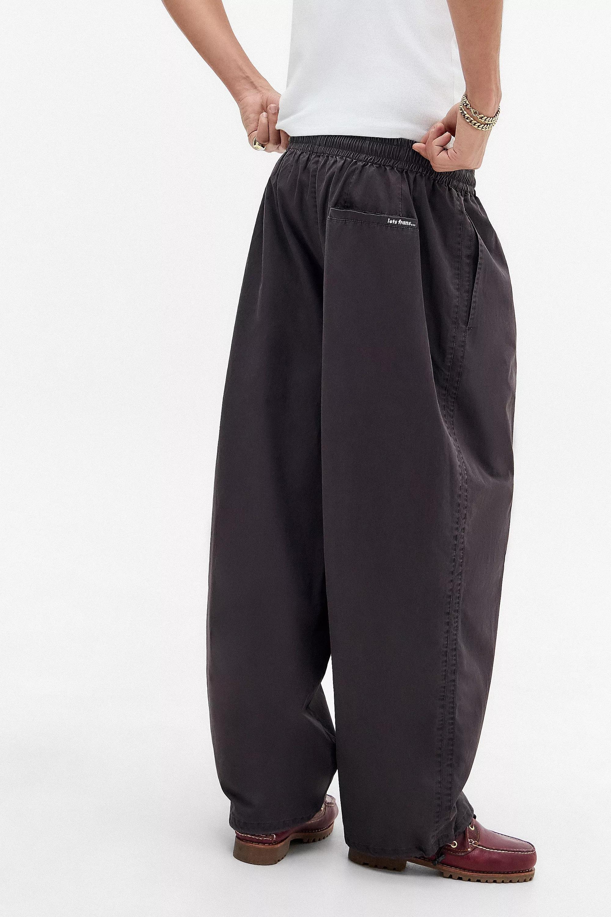 Black Iets Frans... Microfiber Harri Pants, , large image number 3