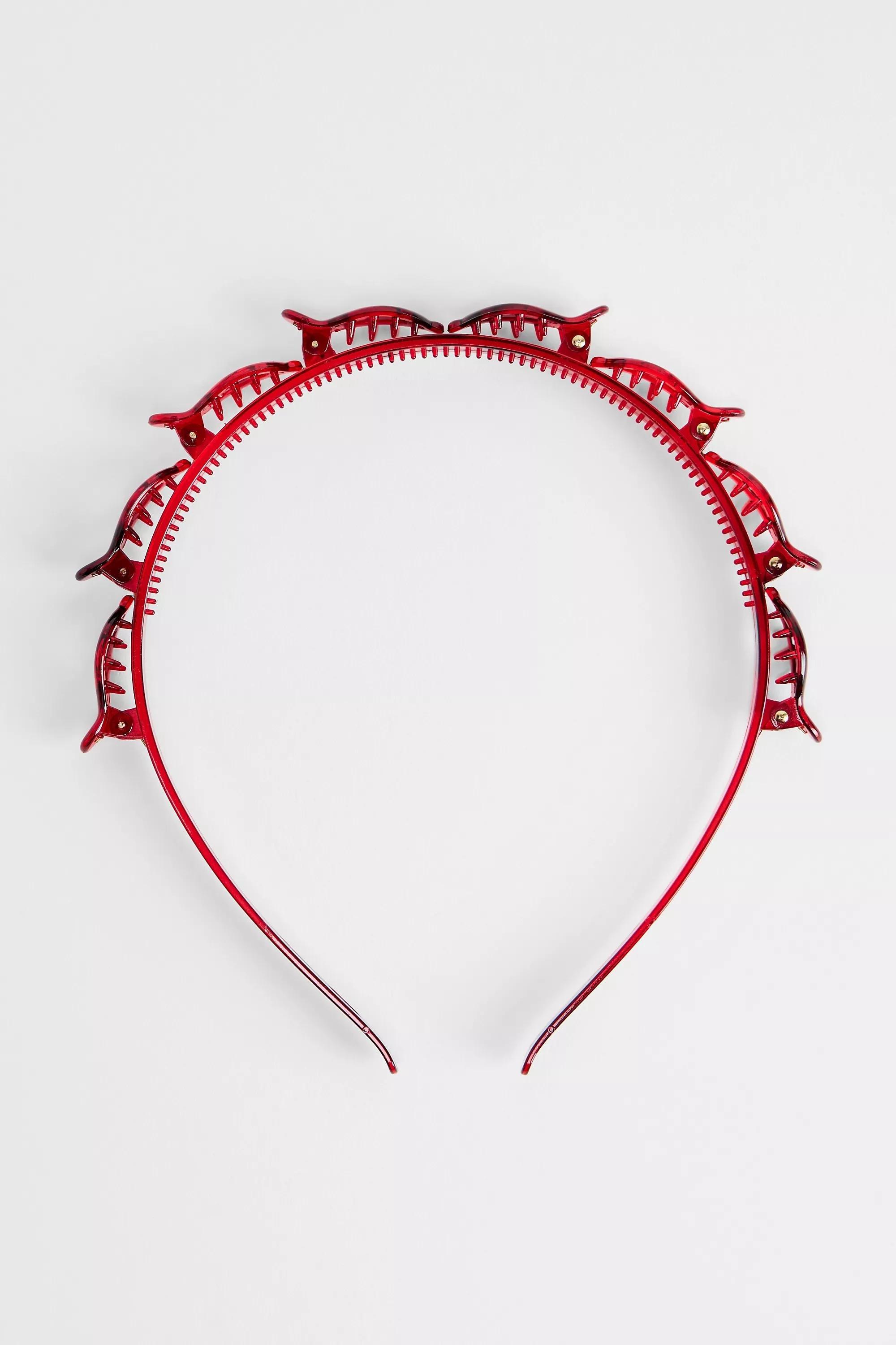 Red Uo Multi Clip Headband, RED, large image number 3