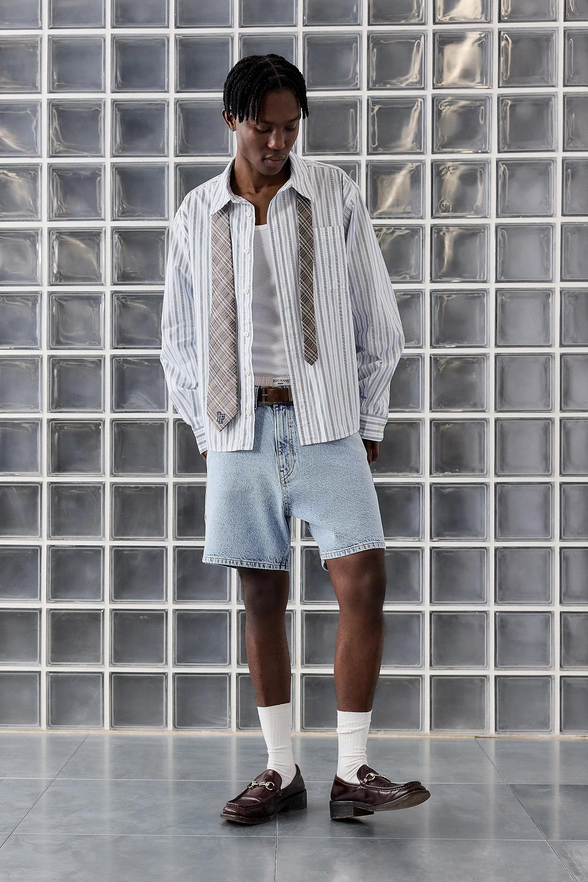 White Loom Nolan Poplin Business Stripe Shirt, , large image number 1