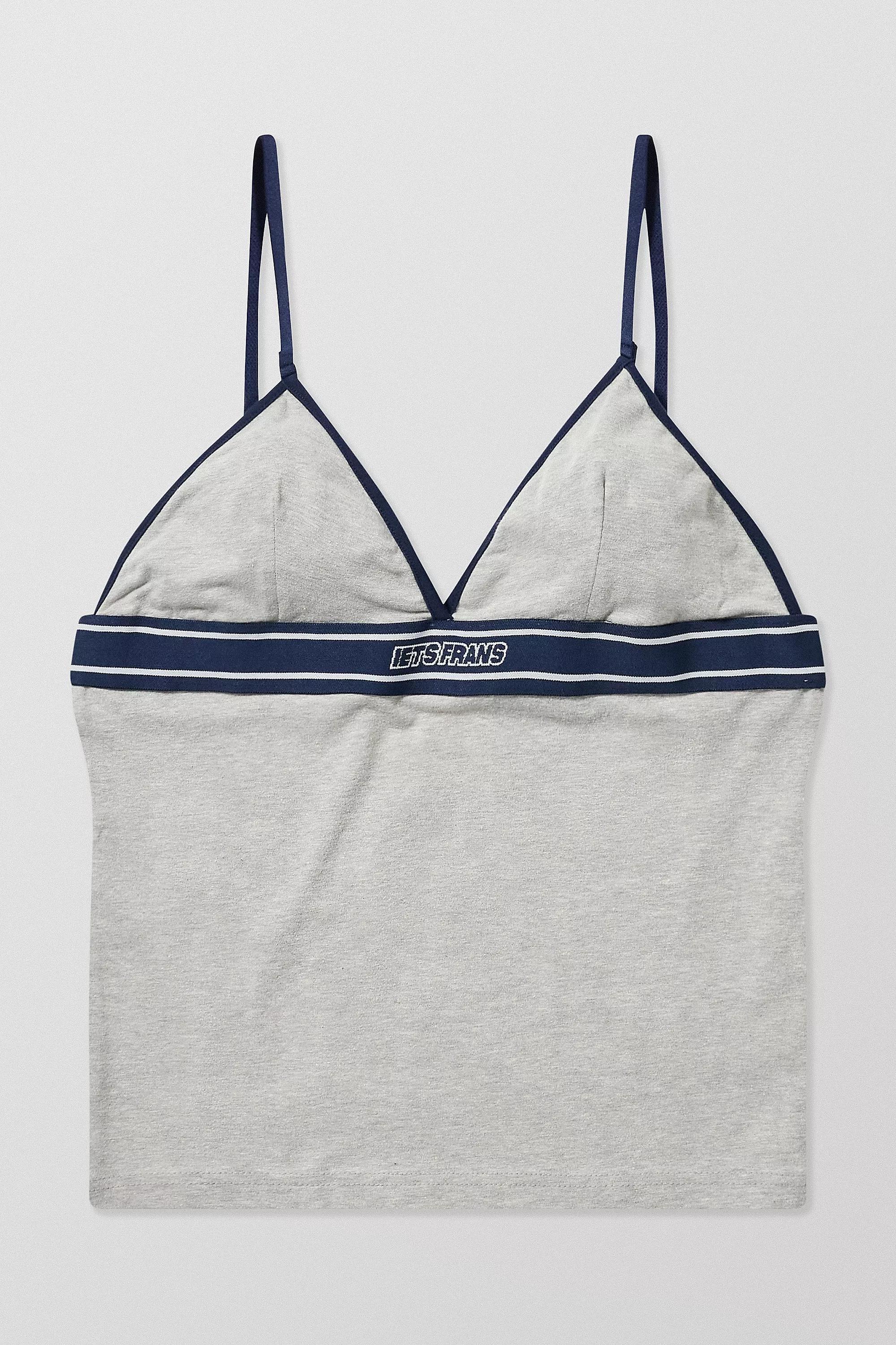 Grey Iets Frans... Logo Elastic Cami, , large image number 4