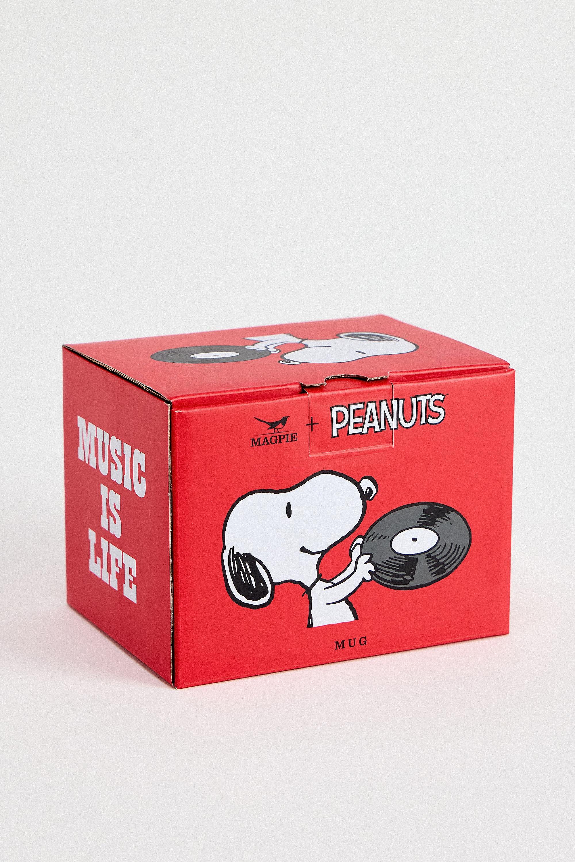 Multicolour Peanuts Vinyl Is Life Mug, ASSORT, large image number 3