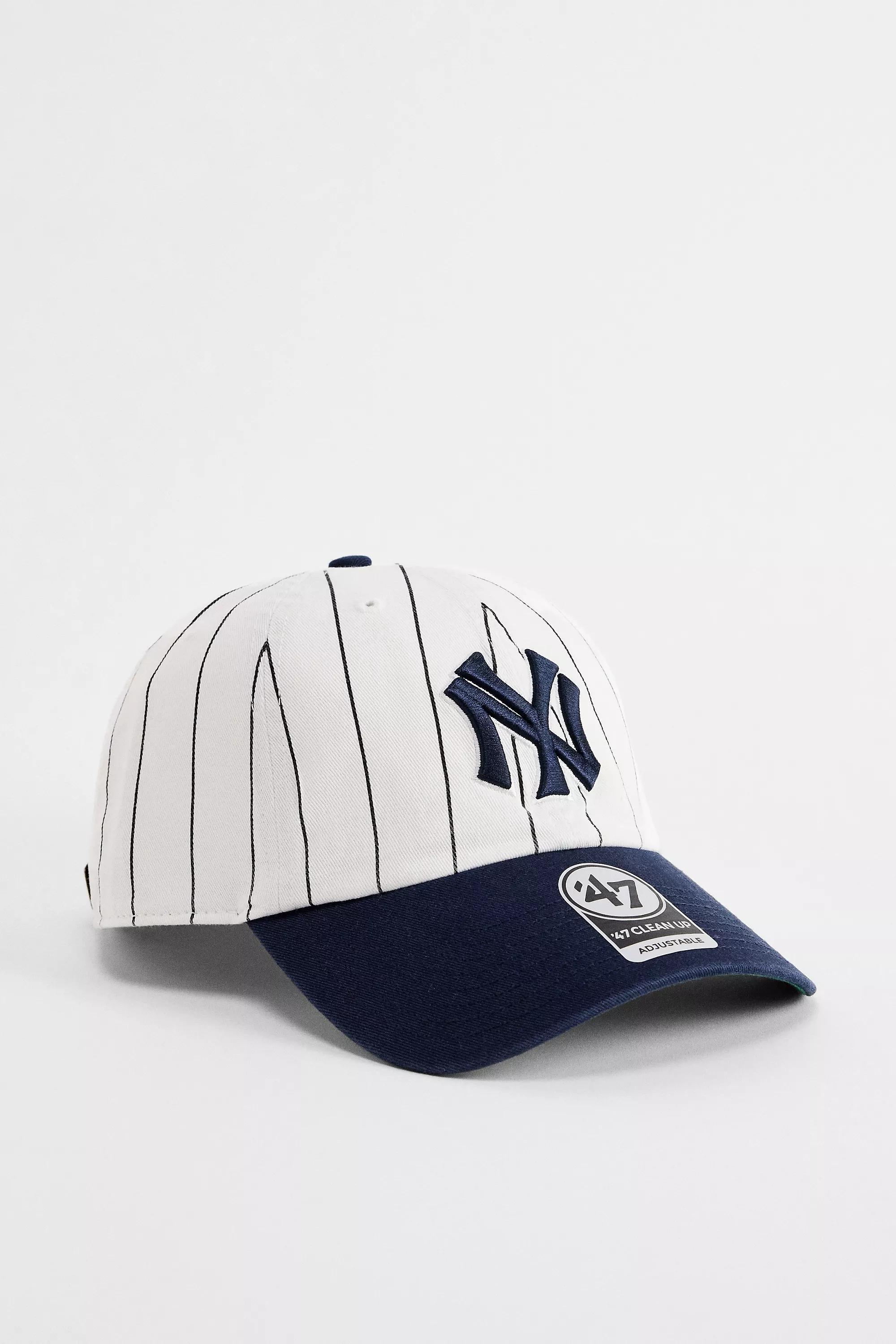 White 47 Brand Uo Exclusive Ny Yankees Stripe Cap, WHT, large image number 0