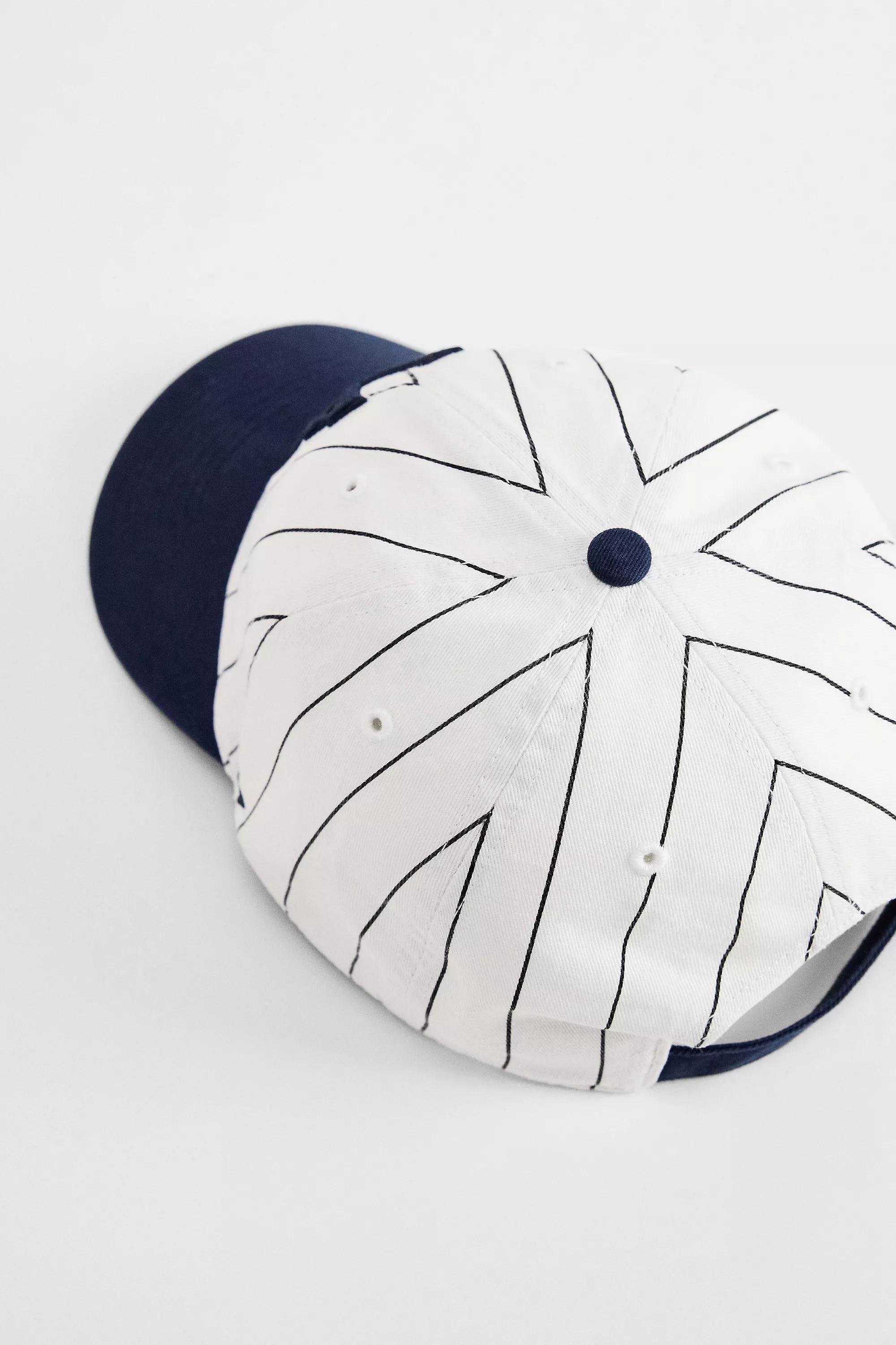 White 47 Brand Uo Exclusive Ny Yankees Stripe Cap, WHT, large image number 3