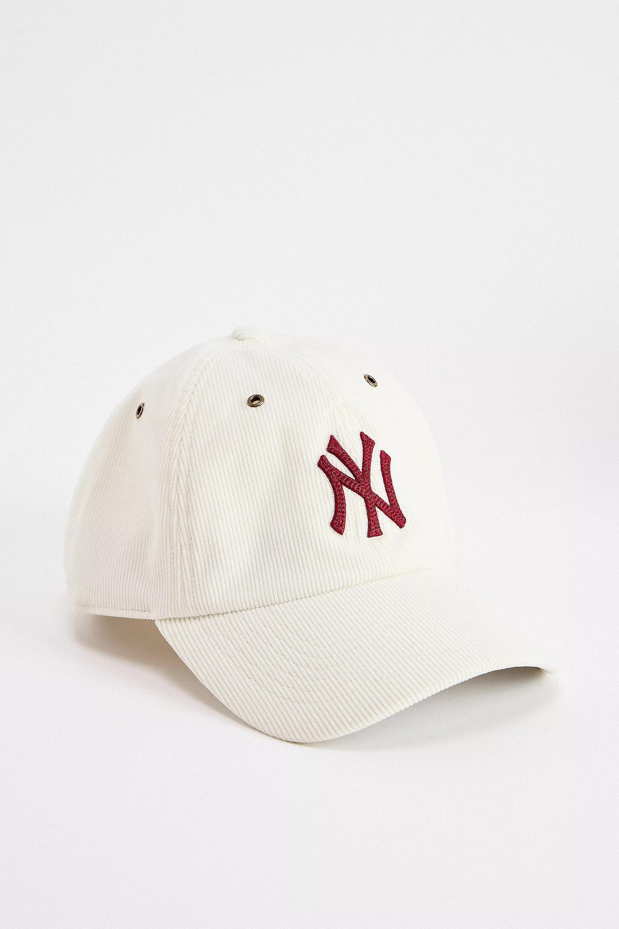 White UO Exclusive 47 Brand Corduroy Clean Up Cap, SND, large image number 0