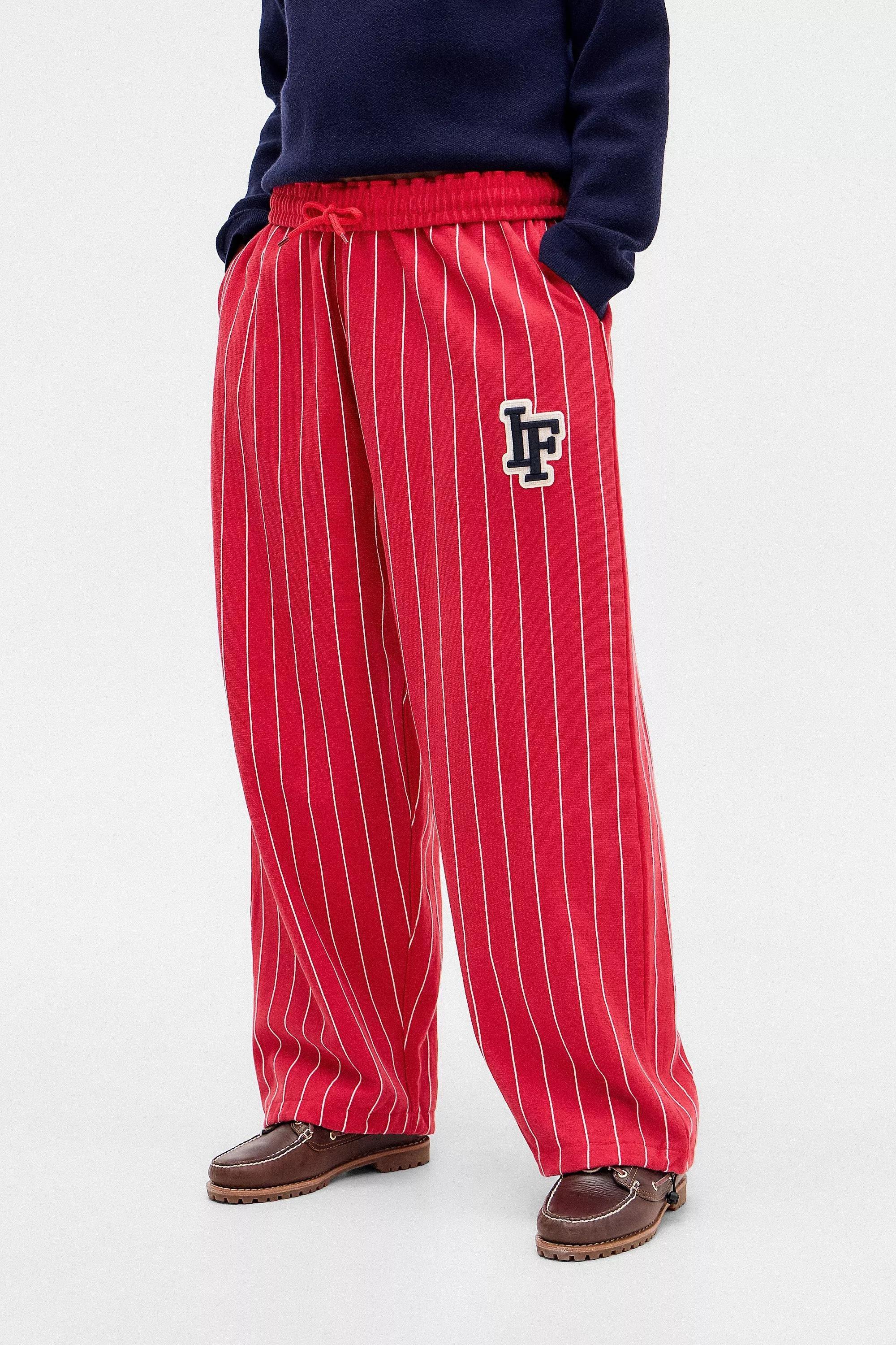 Red Iets Frans... Harri Pinstripe Joggers, , large image number 0