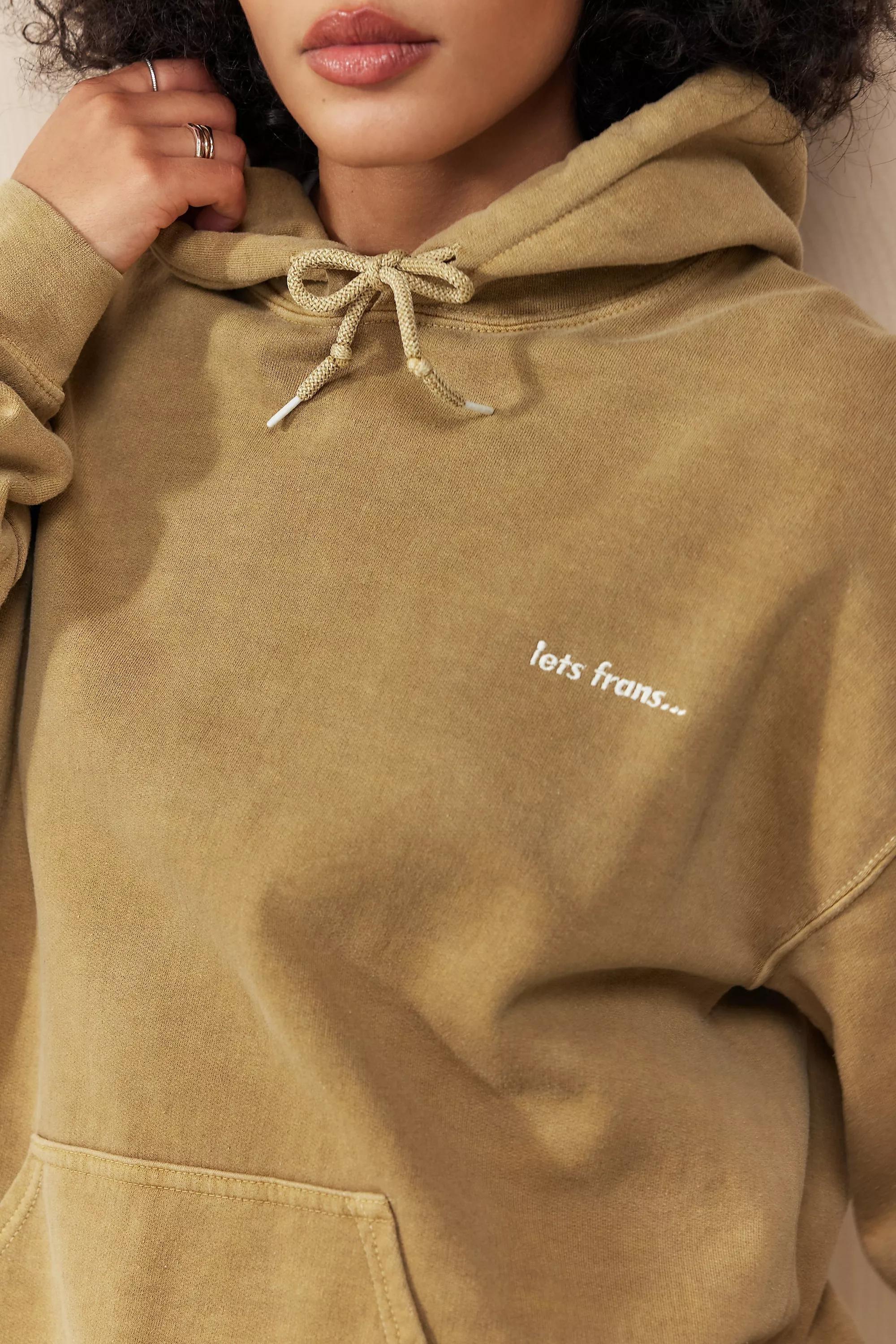 Brown Iets Frans..Cinder Toffee Hoodie, , large image number 2