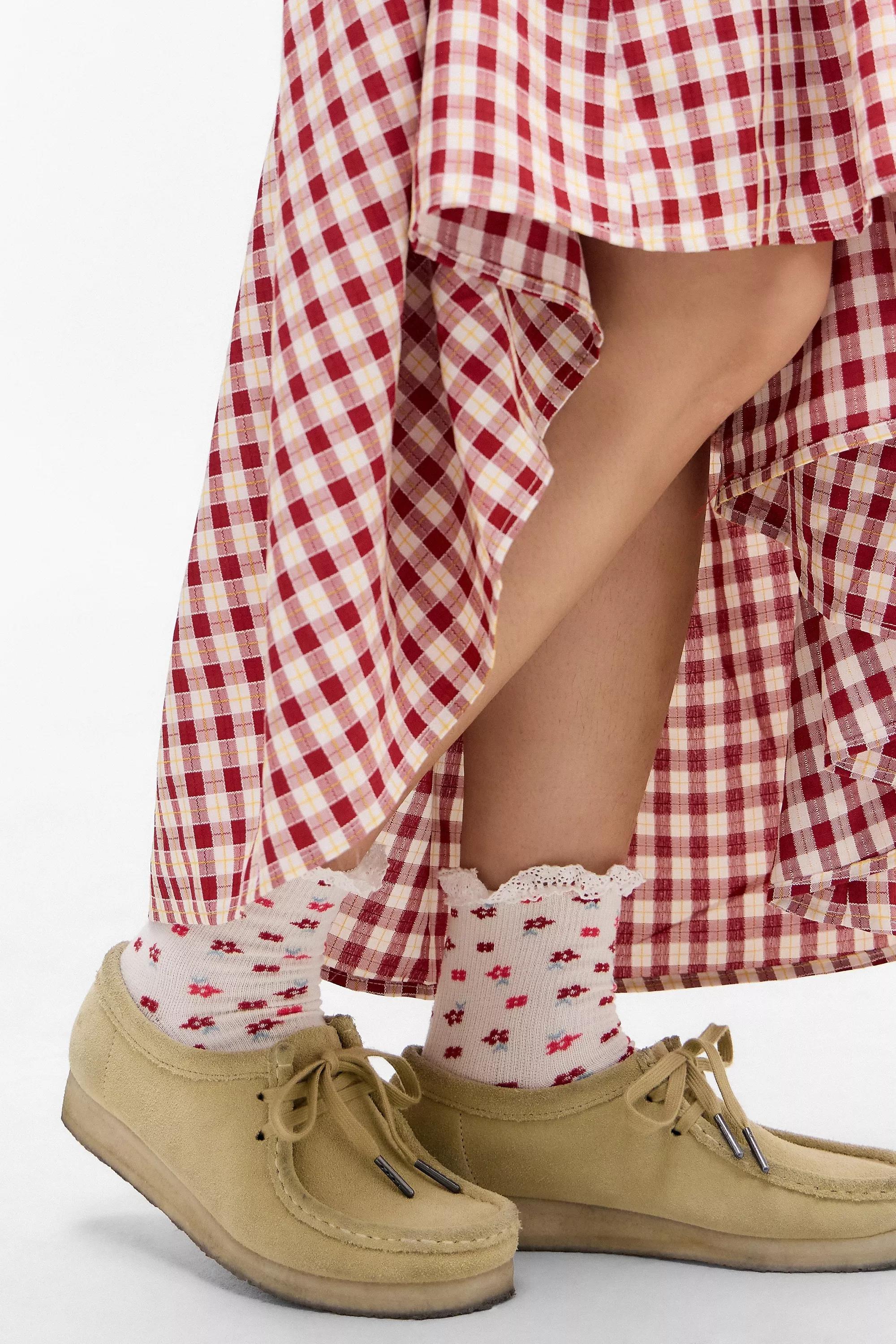 Cream Out From Under Ditsy Floral Socks, CREME, large image number 0