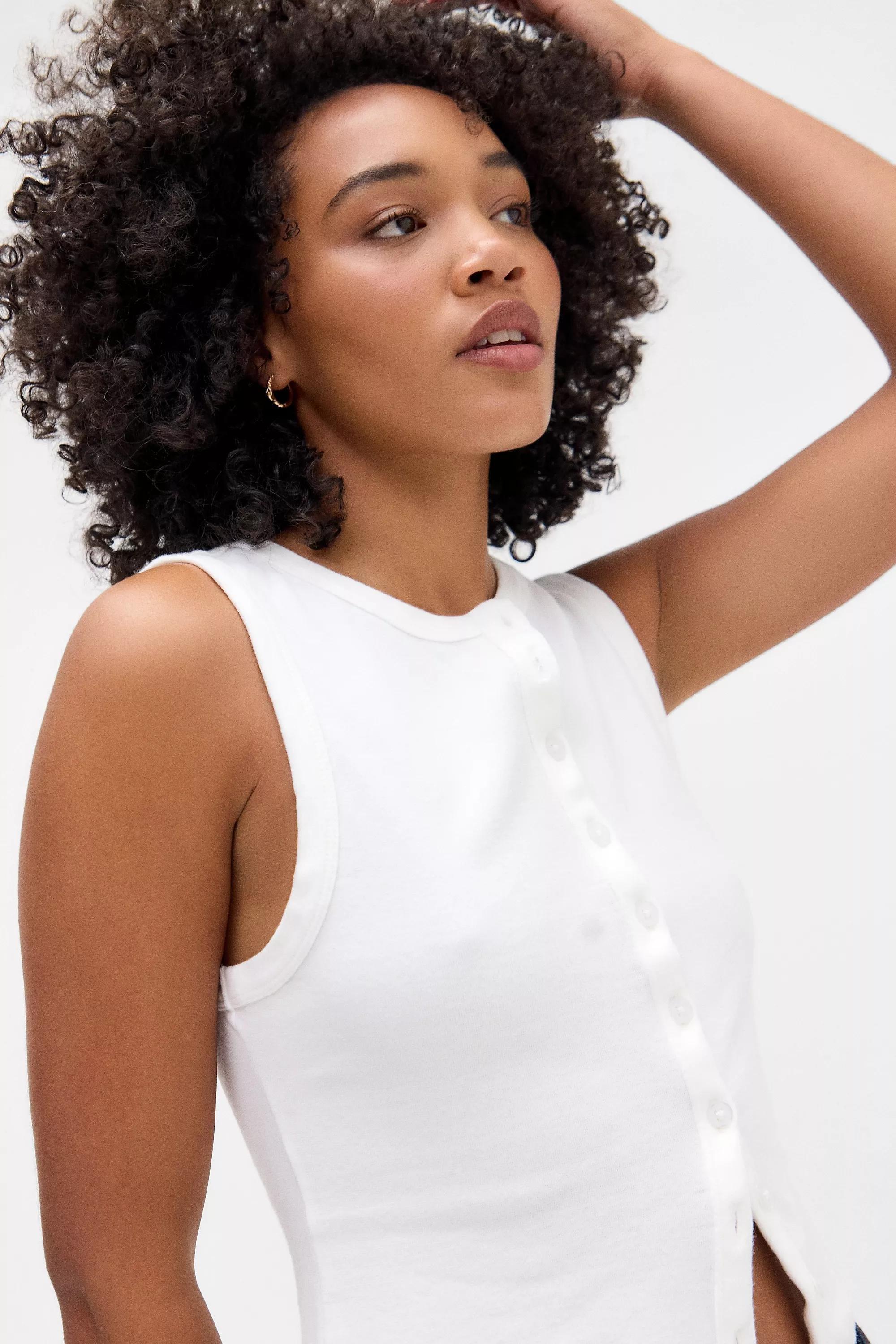 White Uo Gigi Vest, , large image number 2