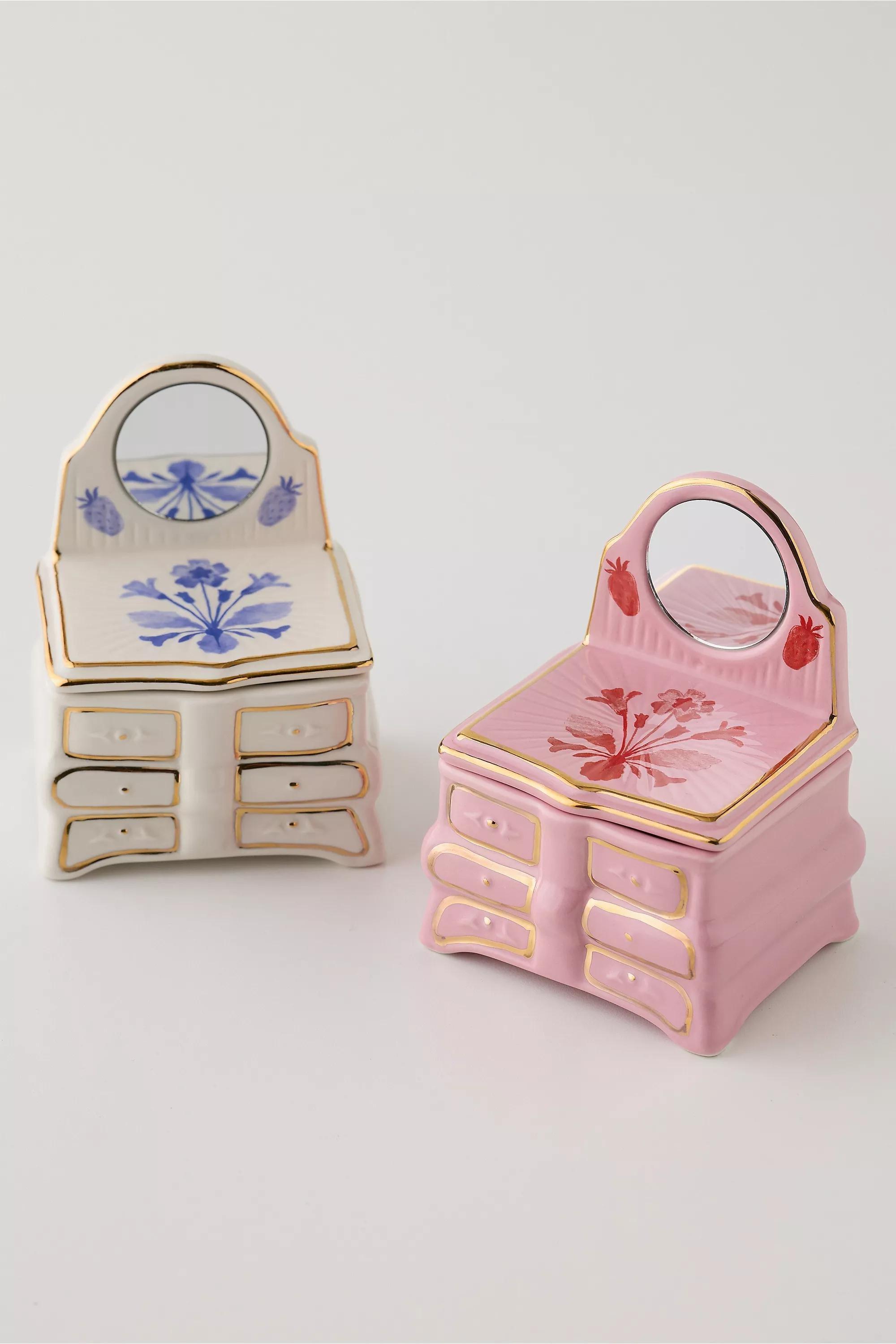 Pink Dresser Trinket Box, PINK, large image number 4