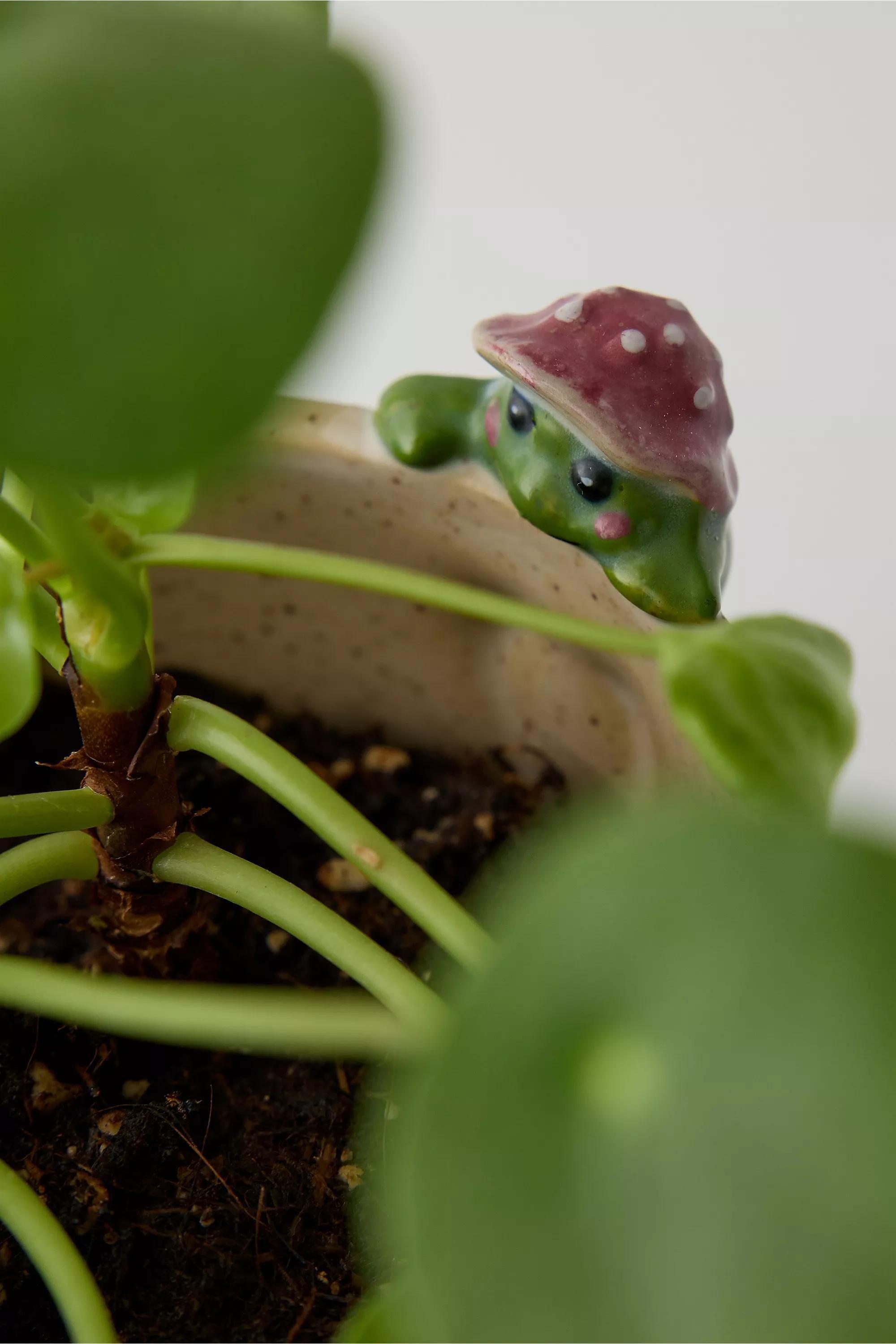 Multicolour Peeking Frog Planter, ASSORT, large image number 1