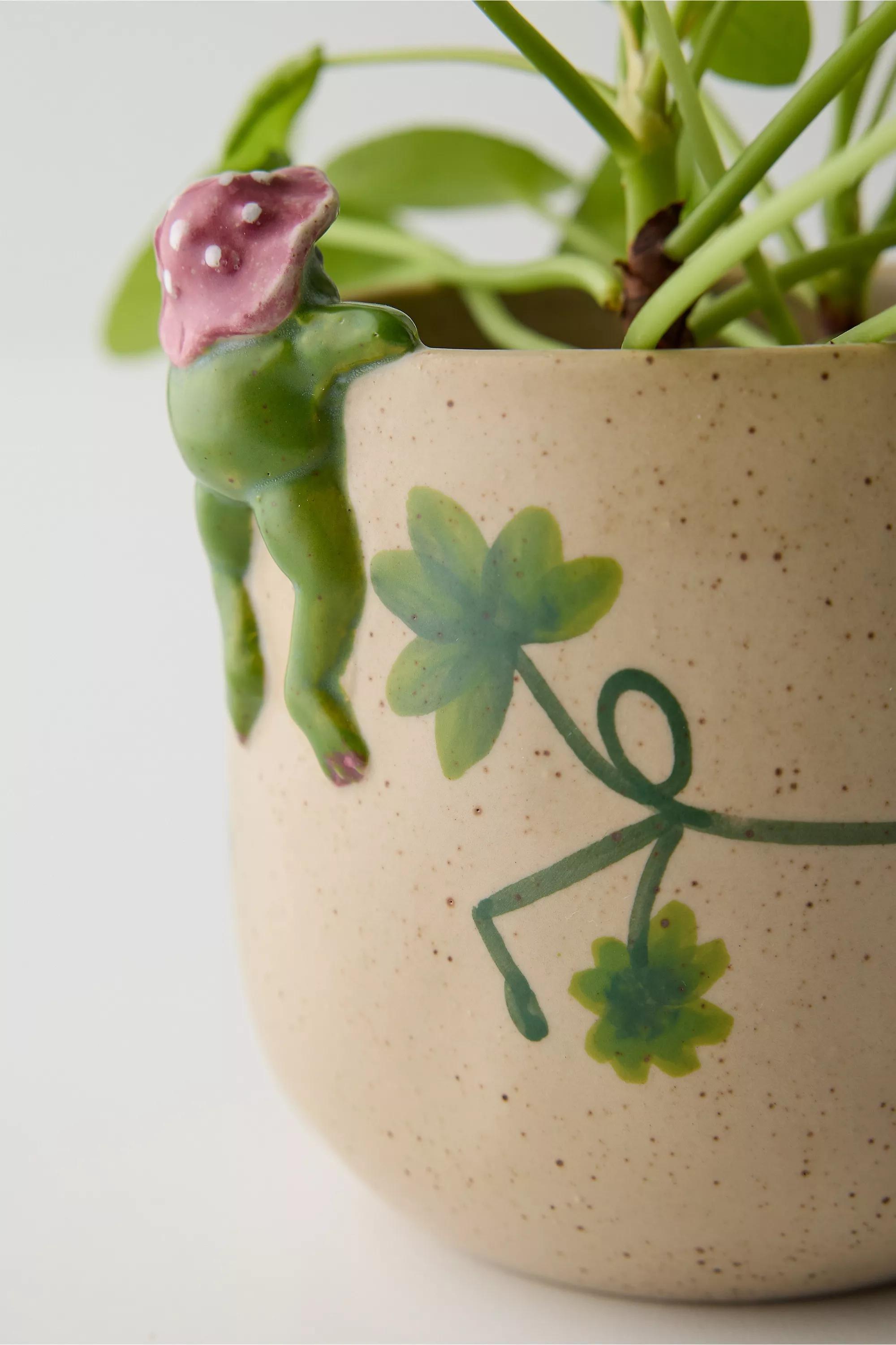 Multicolour Peeking Frog Planter, ASSORT, large image number 3