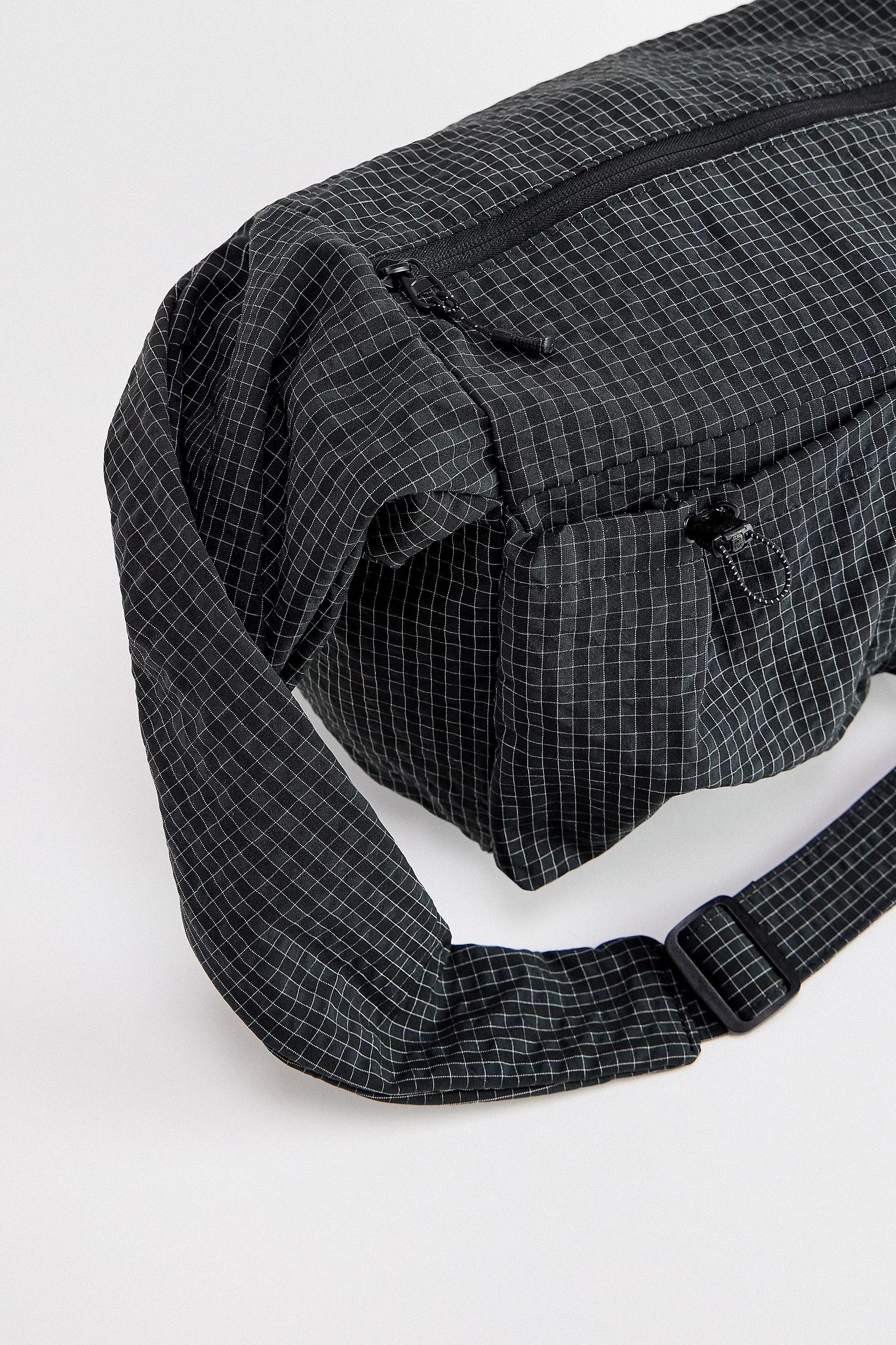 Navy Ayker Check Sling Crossbody Bag, NAVY, large image number 2